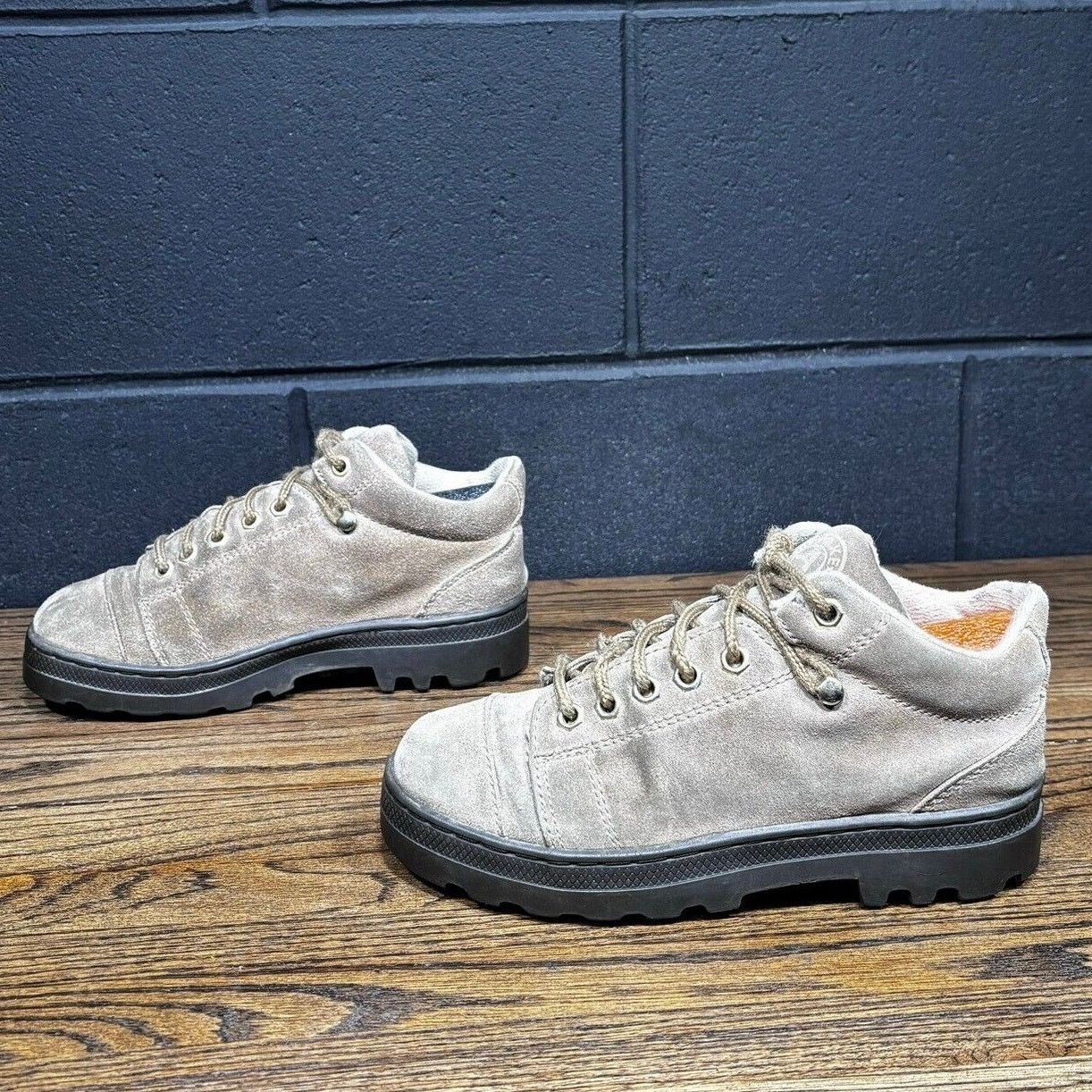 Other Y2K 90’s VTG Candie’s Take-A-Hike Brown Suede Platform Shoes Size US 7 / IT 37 - 4 Thumbnail
