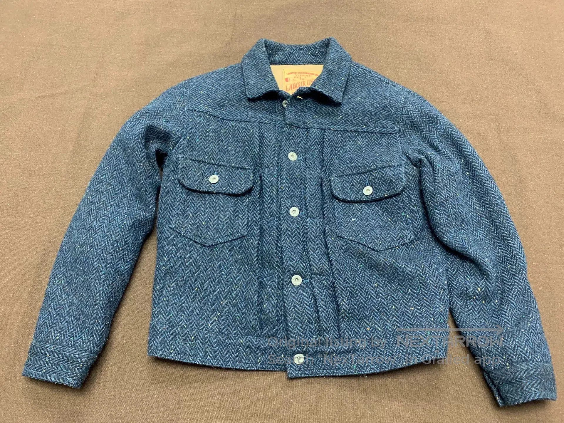 The Real McCoy's Vintage Wool Houndstooth Jacket. Size US S / EU 44-46 / 1 - 2 Thumbnail