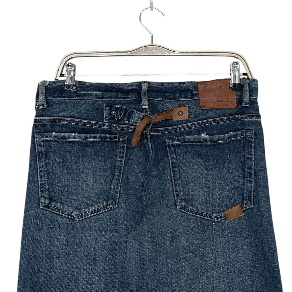 14th Addiction × Japanese Brand × Journal Standard Vintage Brand Journal Standard Buckle Back Jeans 1990s Size US 31 - 4 Thumbnail