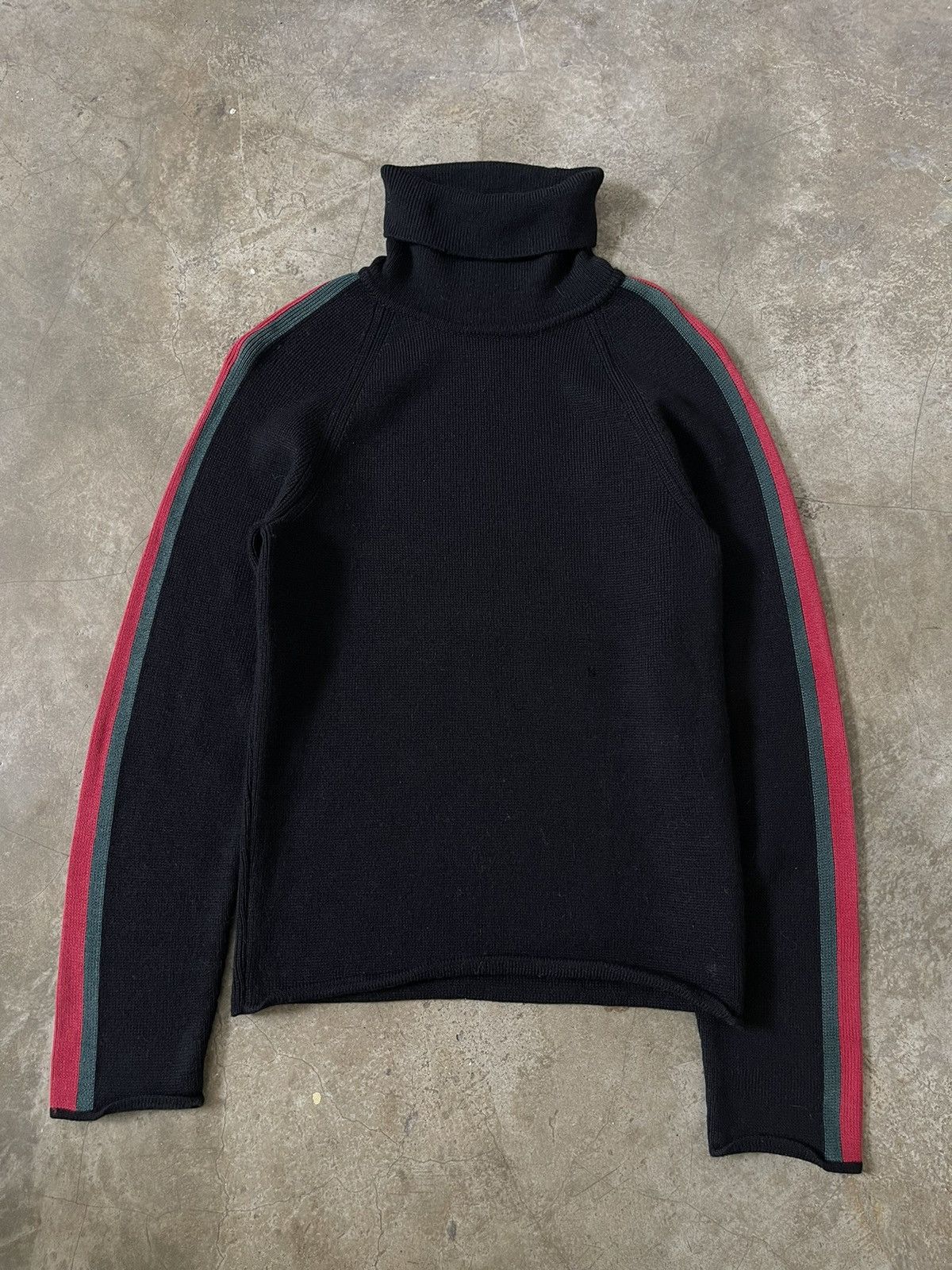 Gucci Gucci Wool Turtleneck Sweater Signature Web Size US S / EU 44-46 / 1 - 1 Thumbnail