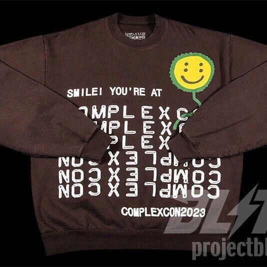 Designer Cactus Plant Flea Market ComplexCon Smile Crewneck Size US 34 / EU 50 - 1 Thumbnail