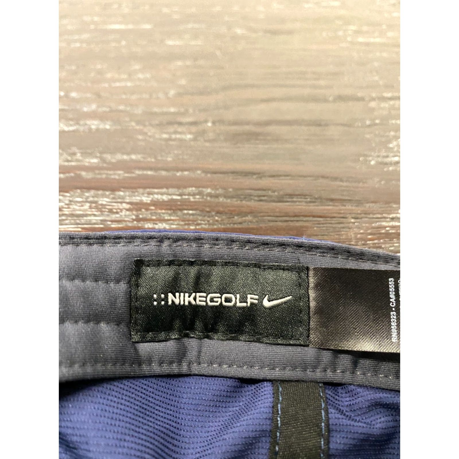 Nike Nike Golf Hat Adult One Size Blue Strapback Embroidered Carnival Swoosh Logo Cap Size ONE SIZE - 7 Thumbnail