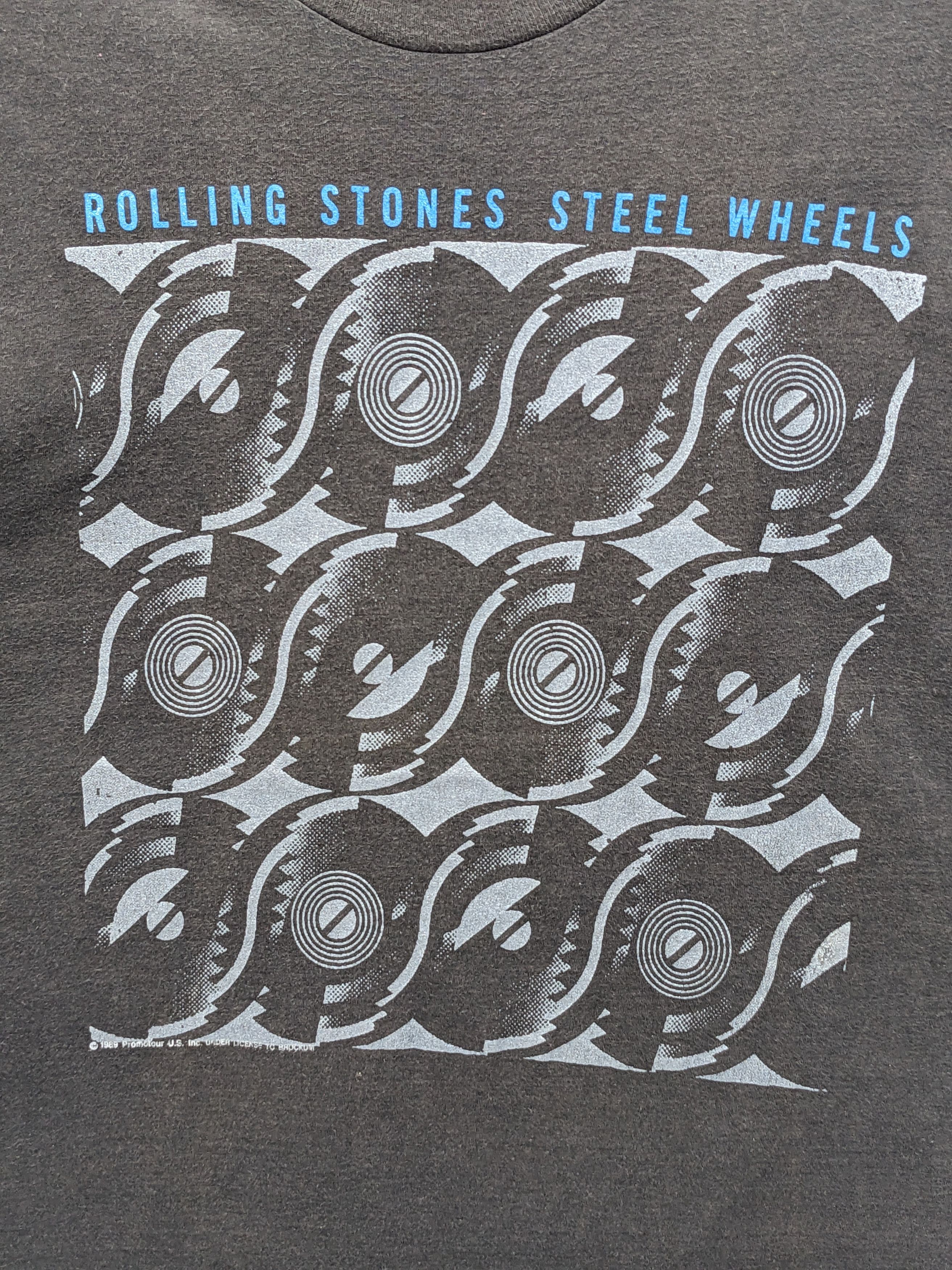 Band Tees × The Rolling Stones × Vintage VINTAGE 1989 THE ROLLING STONES THE NORTH AMERICAN TOUR Size US XL / EU 56 / 4 - 3 Thumbnail