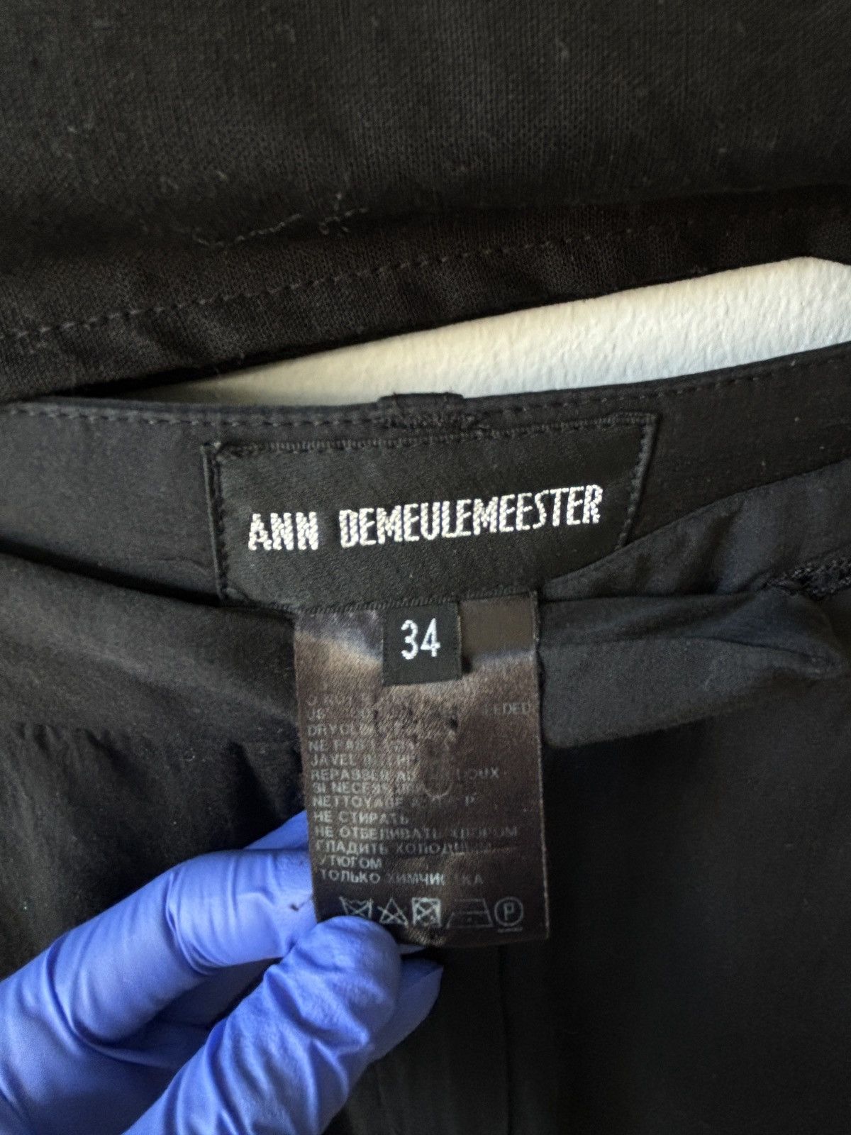 Ann Demeulemeester Ann Demeulemeester cropped pencil trouser Size 24" / US 00 / IT 34 - 2 Thumbnail