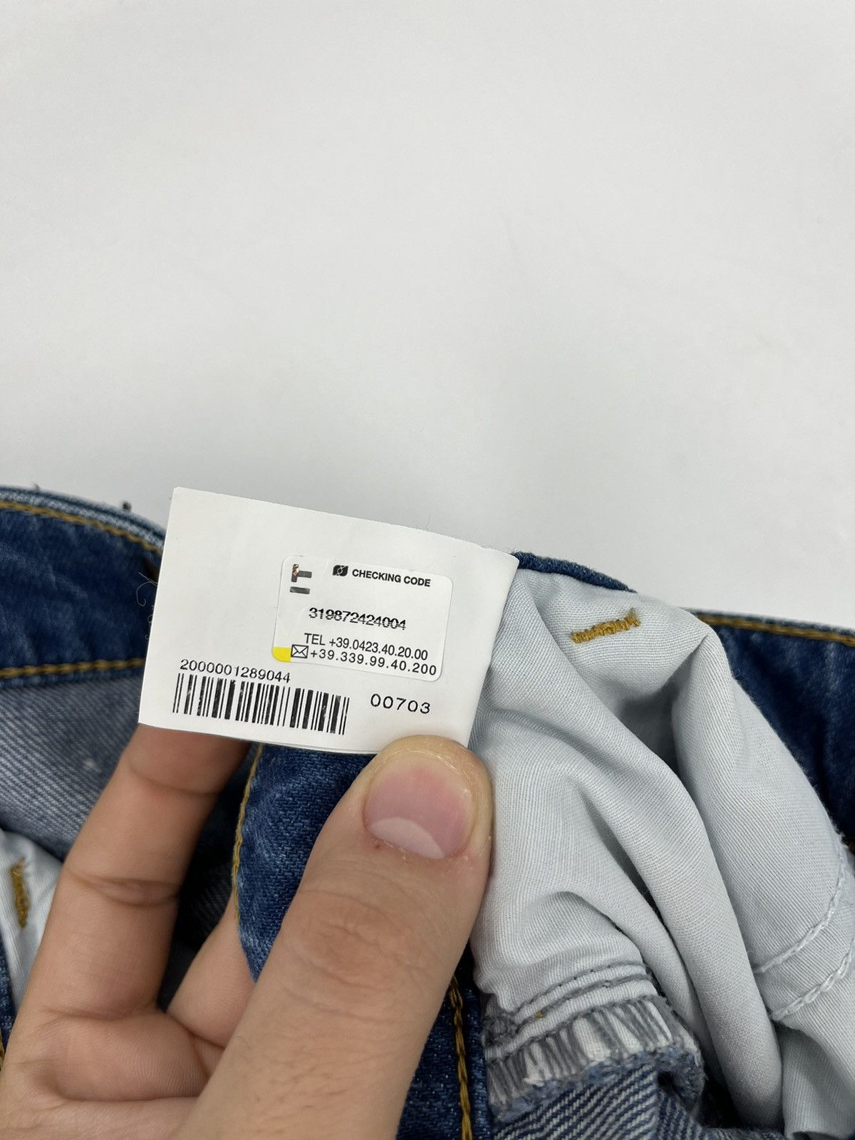 Just Cavalli × Roberto Cavalli Vintage JUST CAVALLI Luxury Retro Denim long jeans 29*43 Size US 29 - 13 Thumbnail