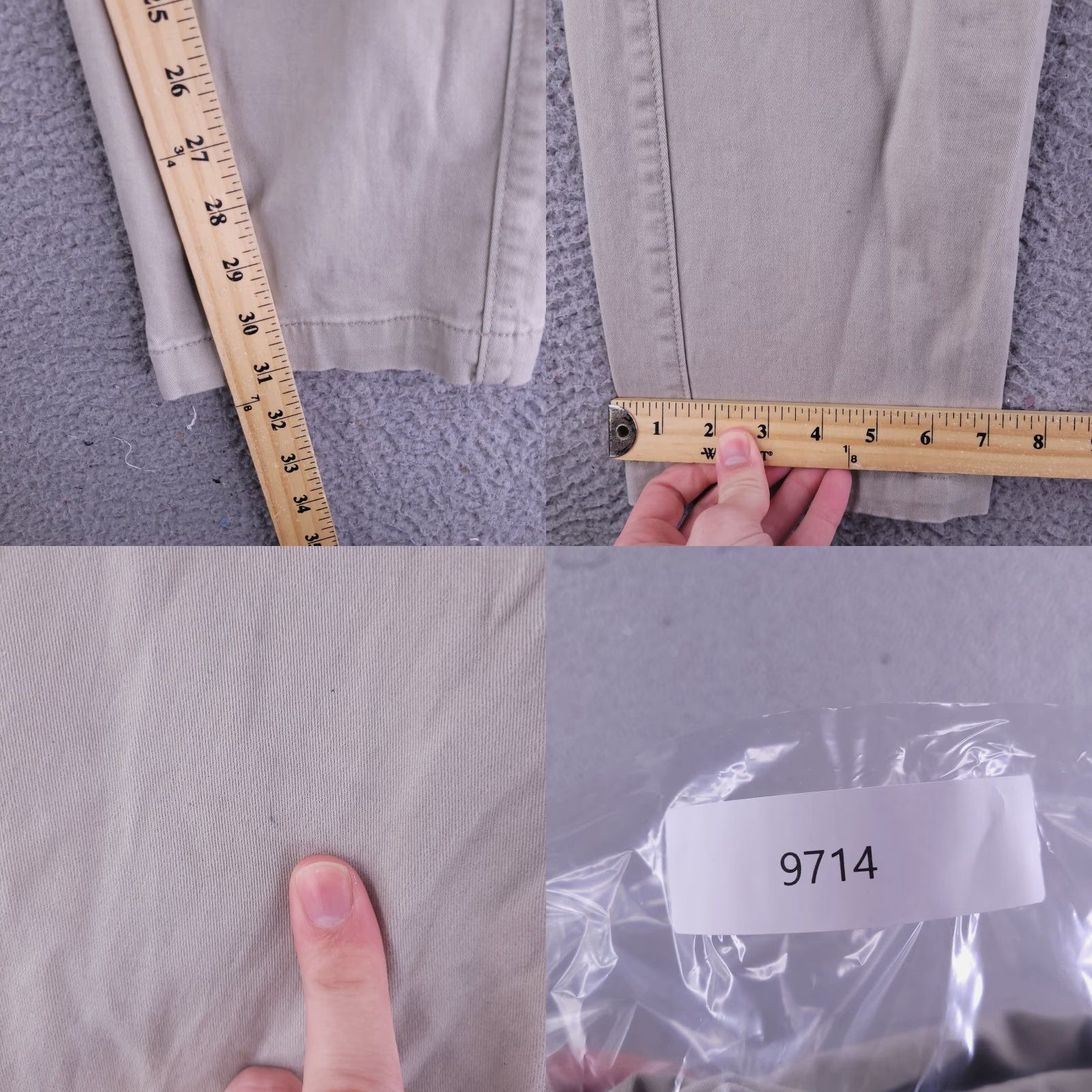 Dockers DOCKERS Slim PANTS Mens 32x31 Chino Khaki Tan Beige Casual Front Flat Front Tapered Size US 32 / EU 48 - 8 Thumbnail