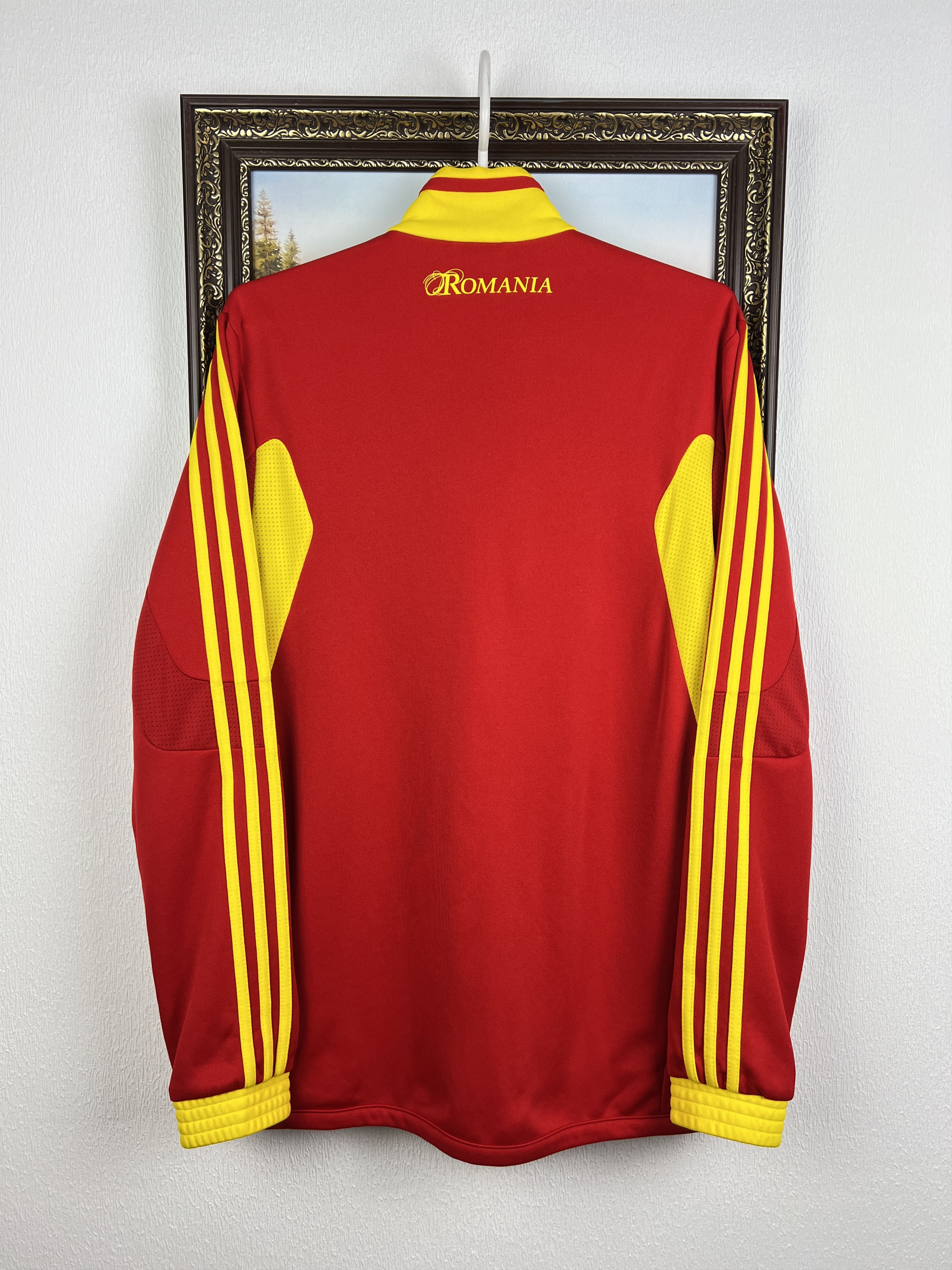 Adidas Vintage Romania Football Sweatshirt Soccer Track Top Jacket Size US M / EU 48-50 / 2 - 9 Thumbnail