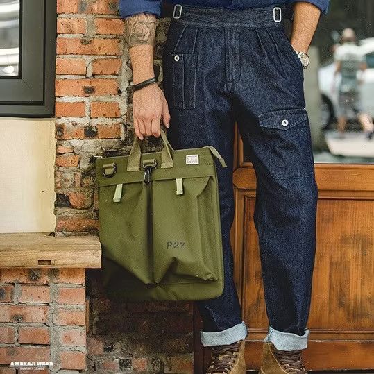 Japanese Brand 💥Gurkha retro blue colour pant Size US 29 - 4 Thumbnail