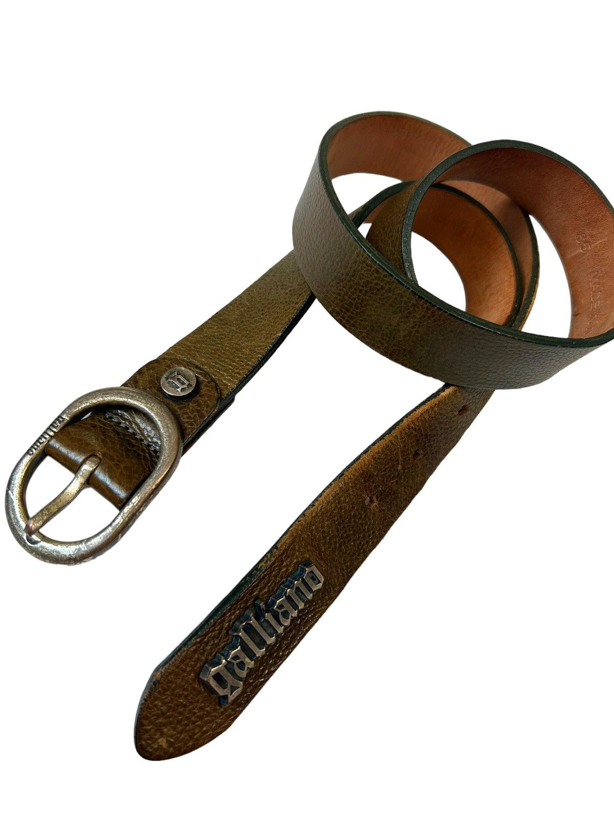 小物 John Gailiano leather belt archive John Gailiano leather belt archive