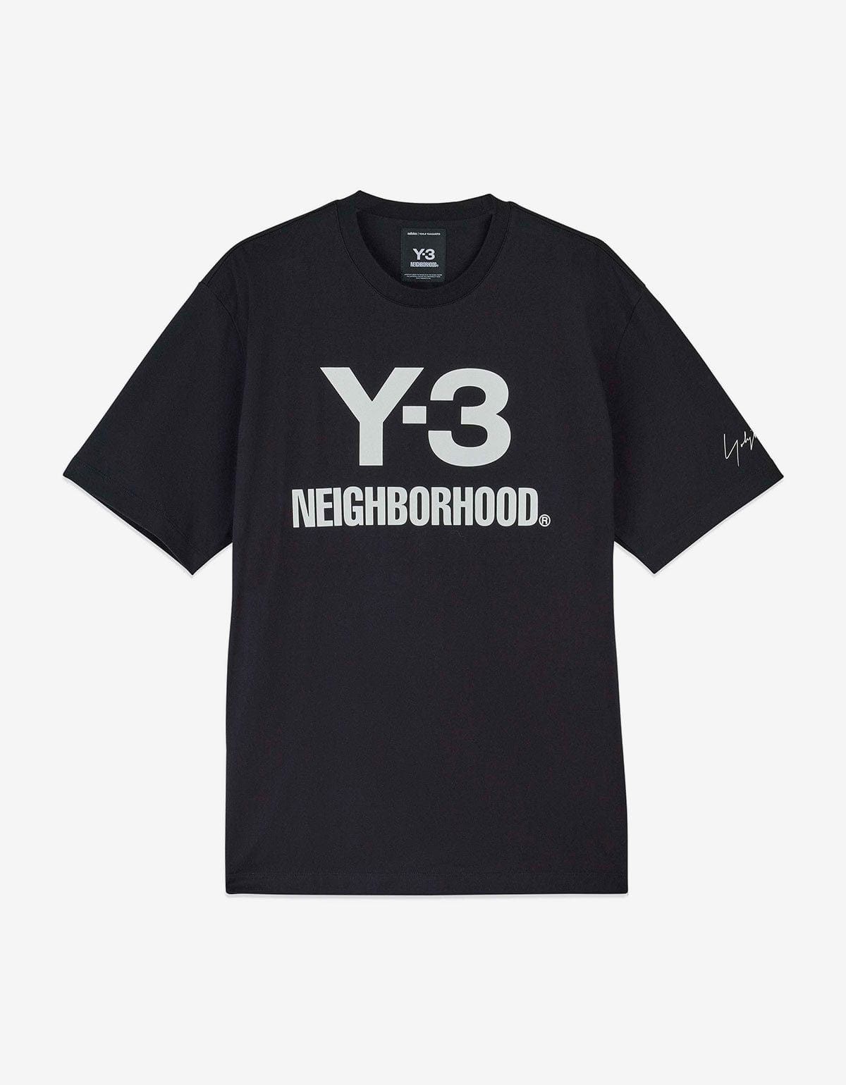 Y-3 Y-3 Neighborhood Black Logo T-Shirt Size US S / EU 44-46 / 1 - 1 Thumbnail