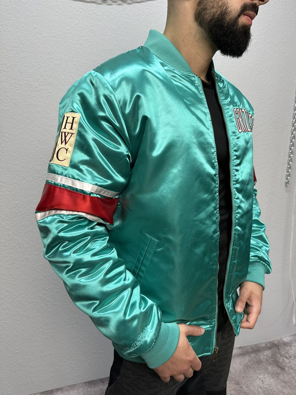 Mitchell & Ness × NBA Vintage Mitchell & Ness Grizzlies NBA Bomber Jacket Size US M / EU 48-50 / 2 - 4 Thumbnail