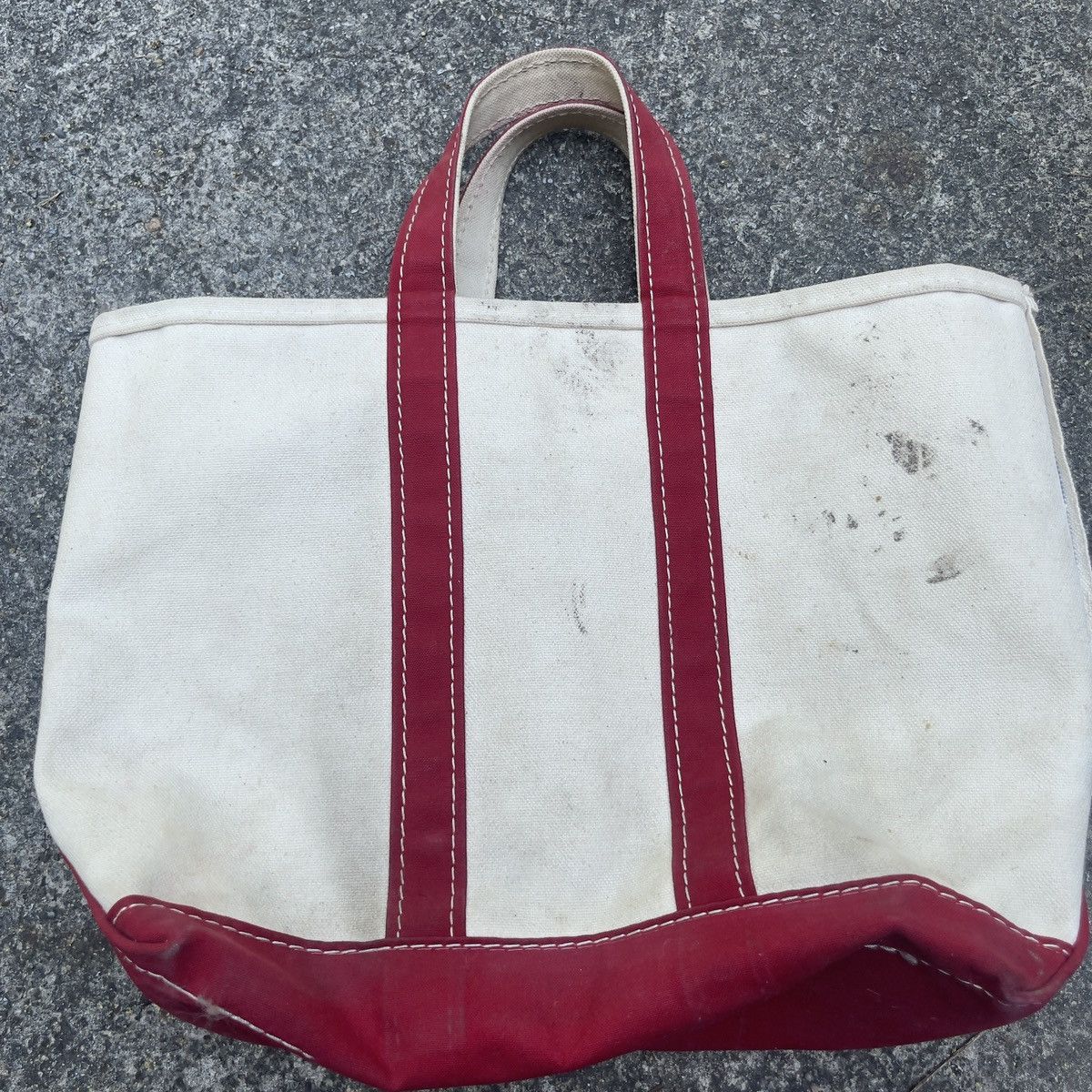 L.L. Bean × Vintage Vintage 70s L.L. Bean Two Tone Tote Bag Size ONE SIZE - 1 Thumbnail