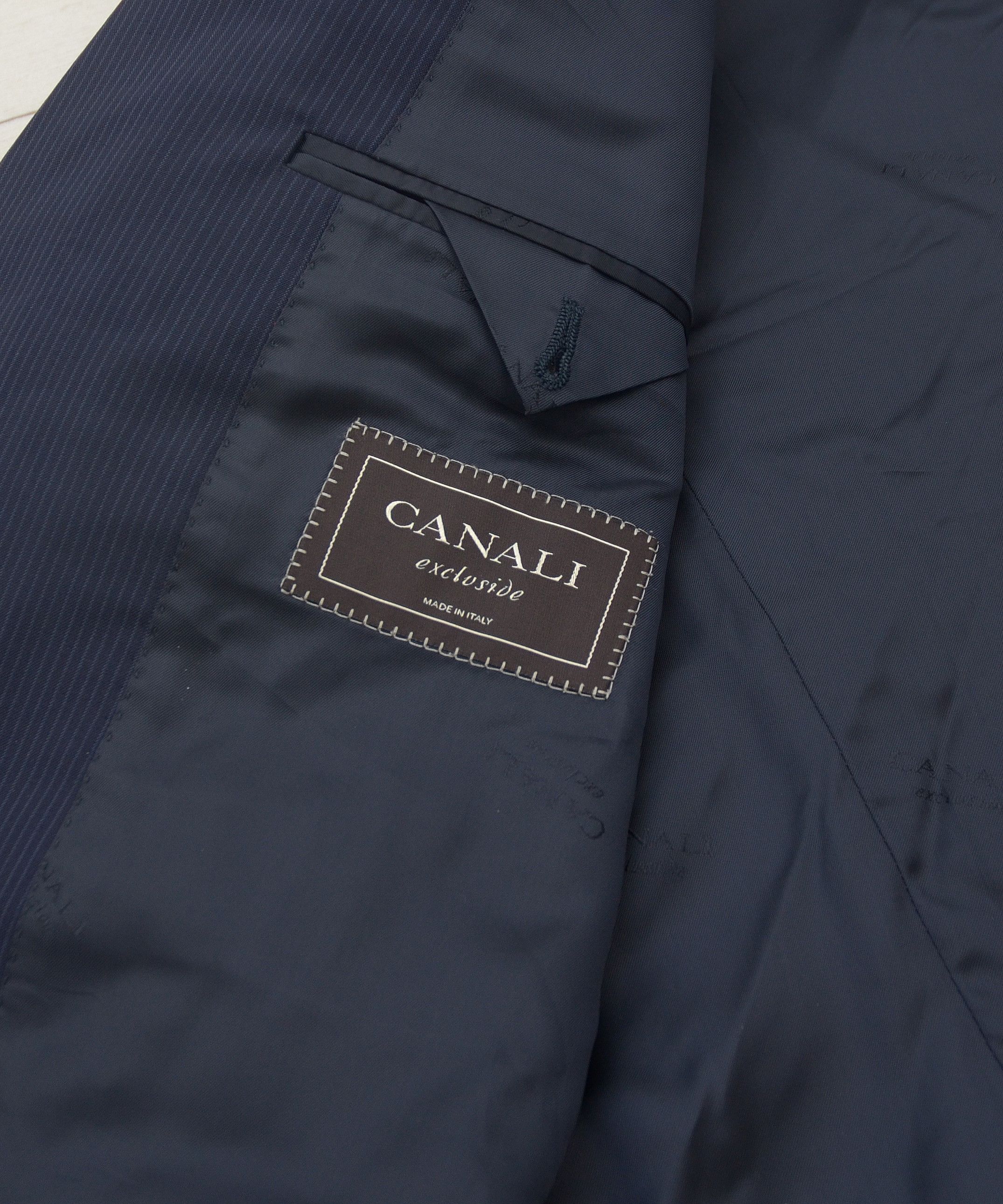 Canali × Designer Canali Wool 2-Buttons Strips Blazer Size 56 Super 150's Size 54R - 9 Thumbnail