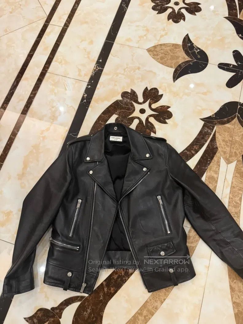 Saint Laurent Paris Saint Laurent Paris Motorcycle Leather Jacket Size US M / EU 48-50 / 2 - 1 Thumbnail