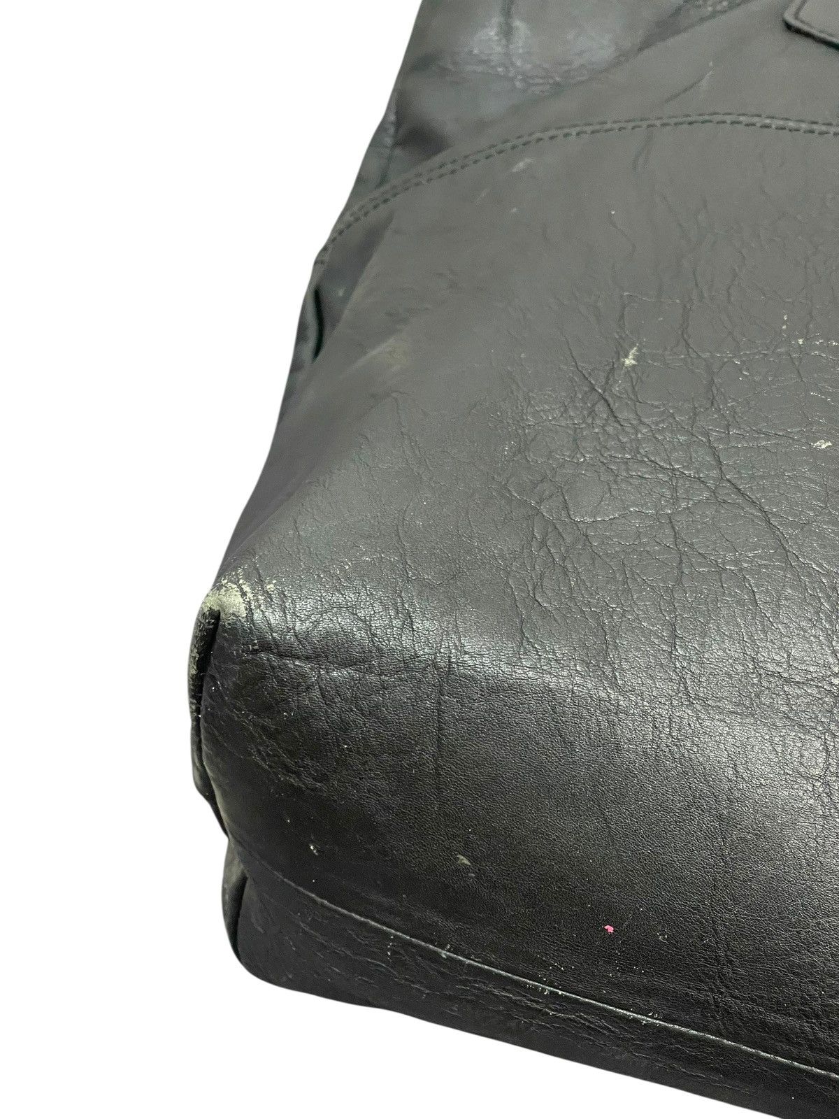 Leather Full Leather Ships Jet Blue Tote Shoulder Bag 1🟩2 Size ONE SIZE - 14 Thumbnail