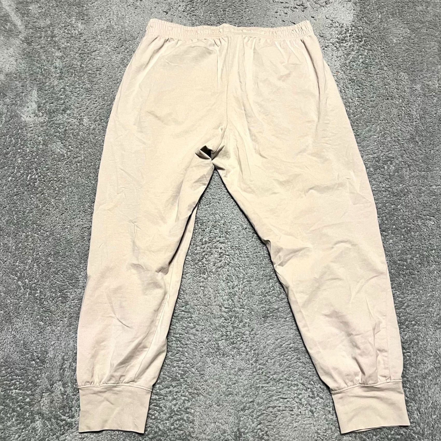 Vintage Pact Pants Womens Large Cream Jogger Lounge Organic flaw small hole TAN TAN? Size 36" / US 14 / IT 50 - 5 Thumbnail