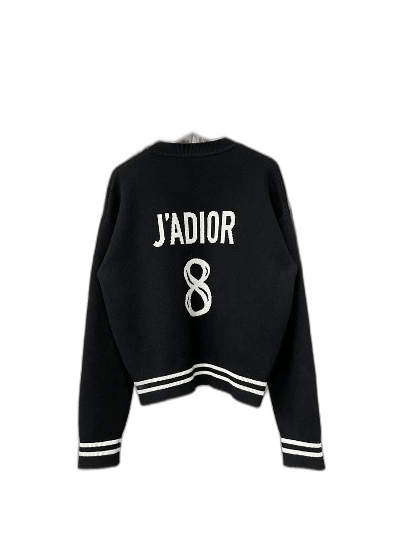 Dior Dior Black and White Sweater with J'ADIOR Size S / US 4 / IT 40 - 1 Thumbnail