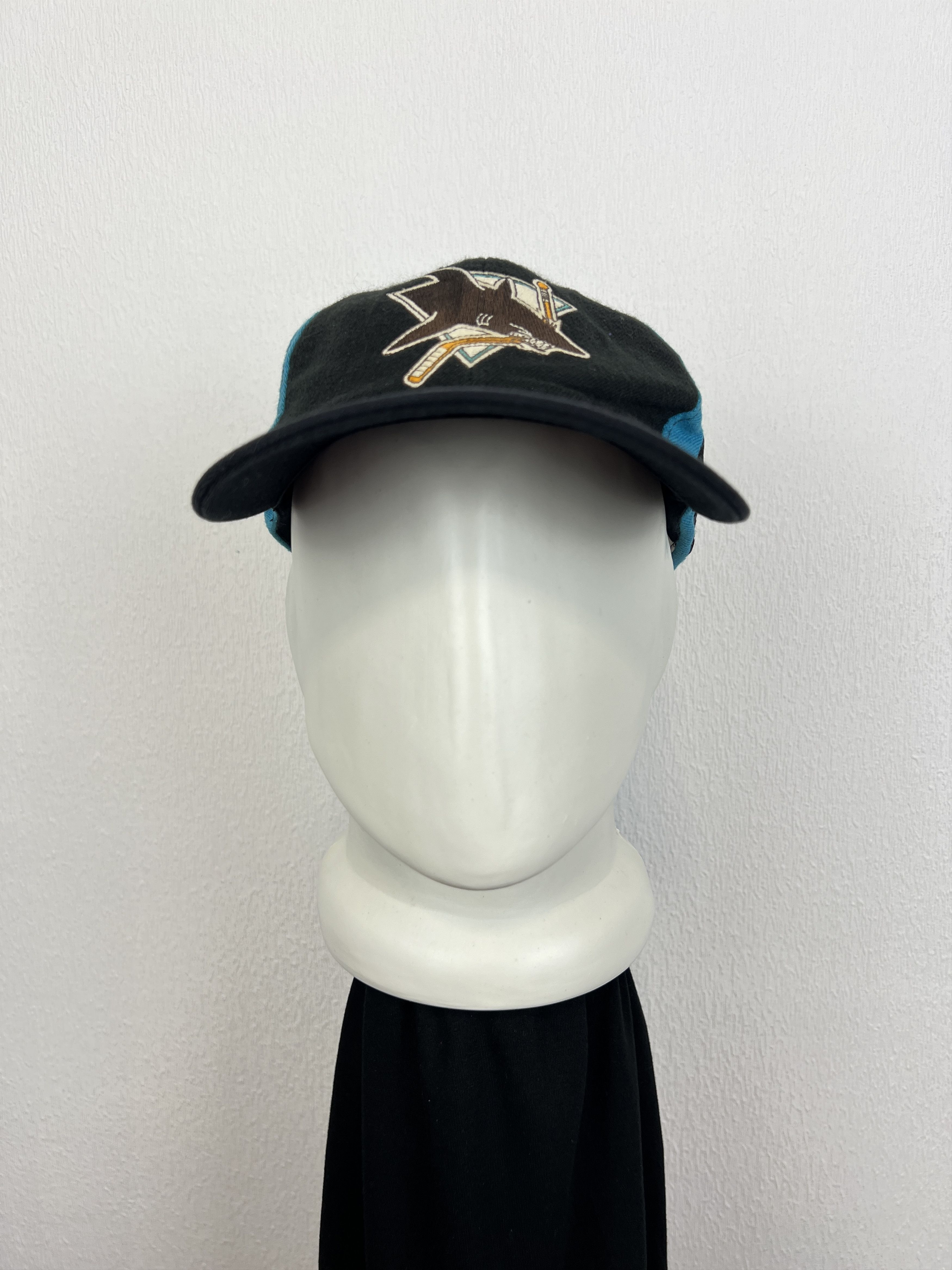 Vintage Vintage 90's San Jose Sharks NHL Cap Hat Snapback Ice Hockey Size ONE SIZE - 2 Thumbnail
