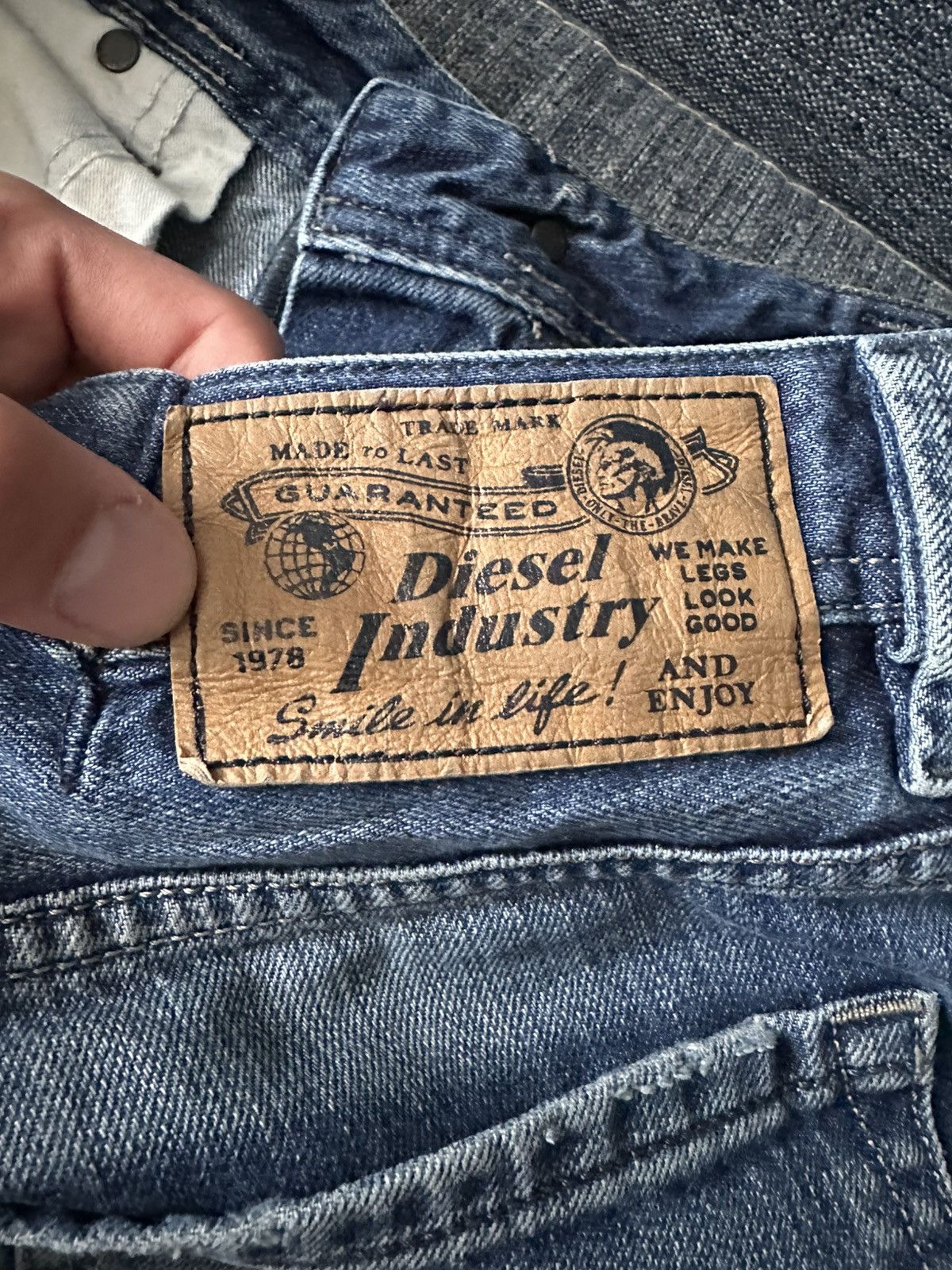 Diesel × Vintage Diesel Industry Jeans – Vintage Style Size US 34 / EU 50 - 3 Thumbnail