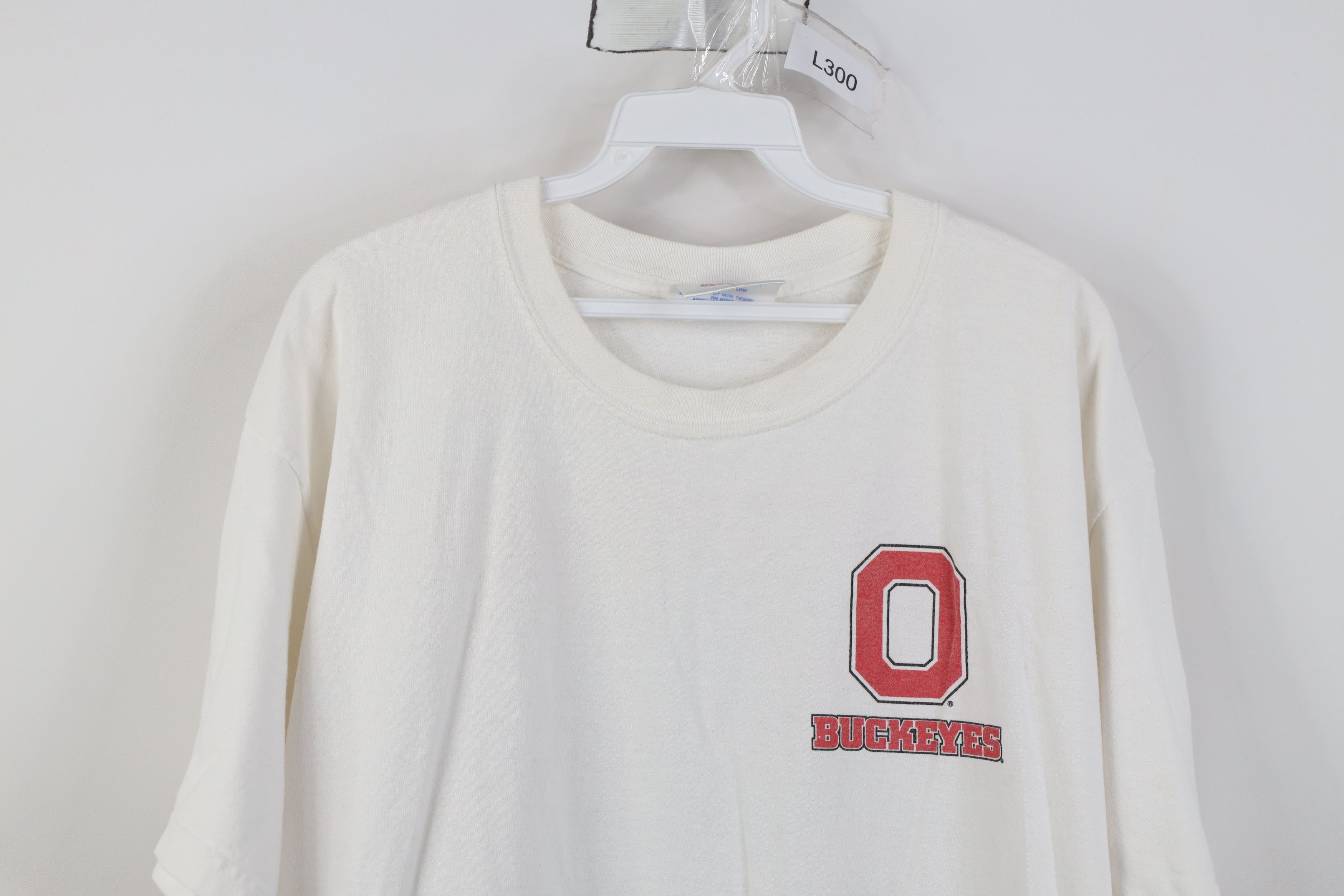 Vintage Vintage 90s Ohio State University Football Stadium T-Shirt Size US L / EU 52-54 / 3 - 2 Thumbnail