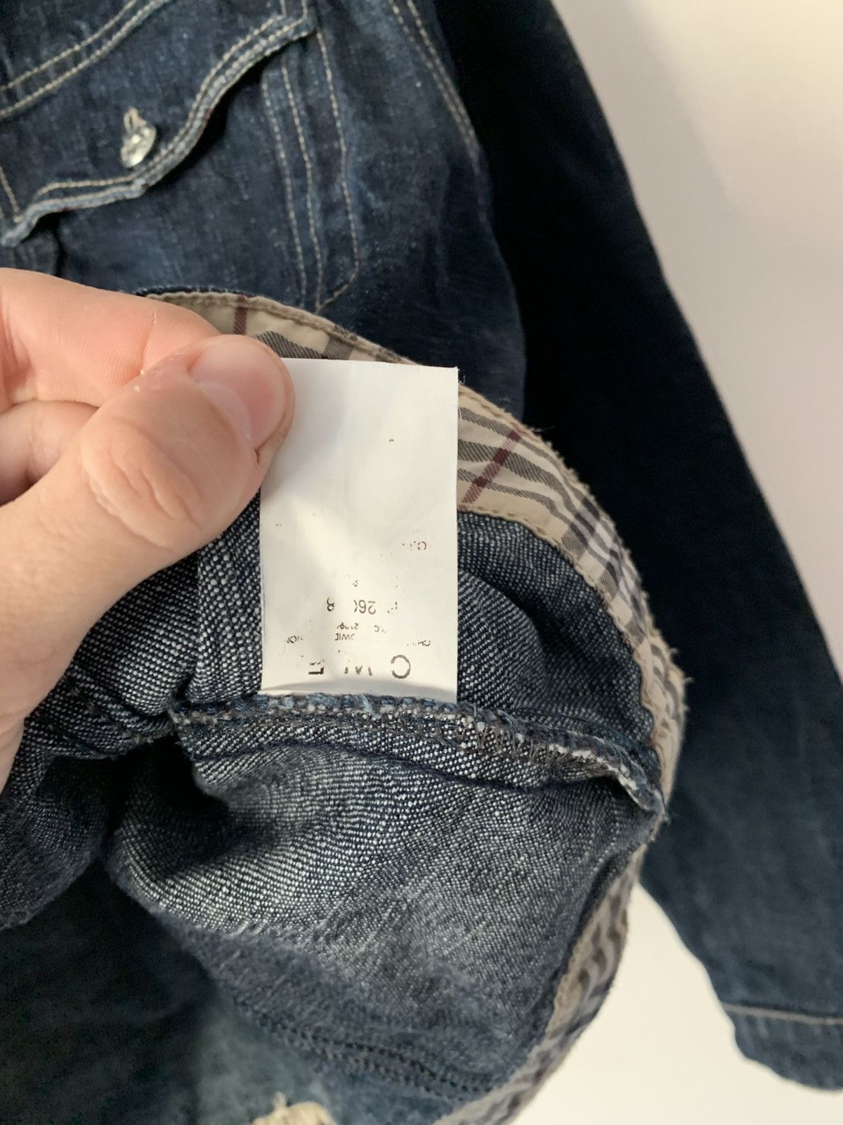 Burberry 🔥VINTAGE BURBERRY DENIM JACKET Size M / US 6-8 / IT 42-44 - 14 Thumbnail