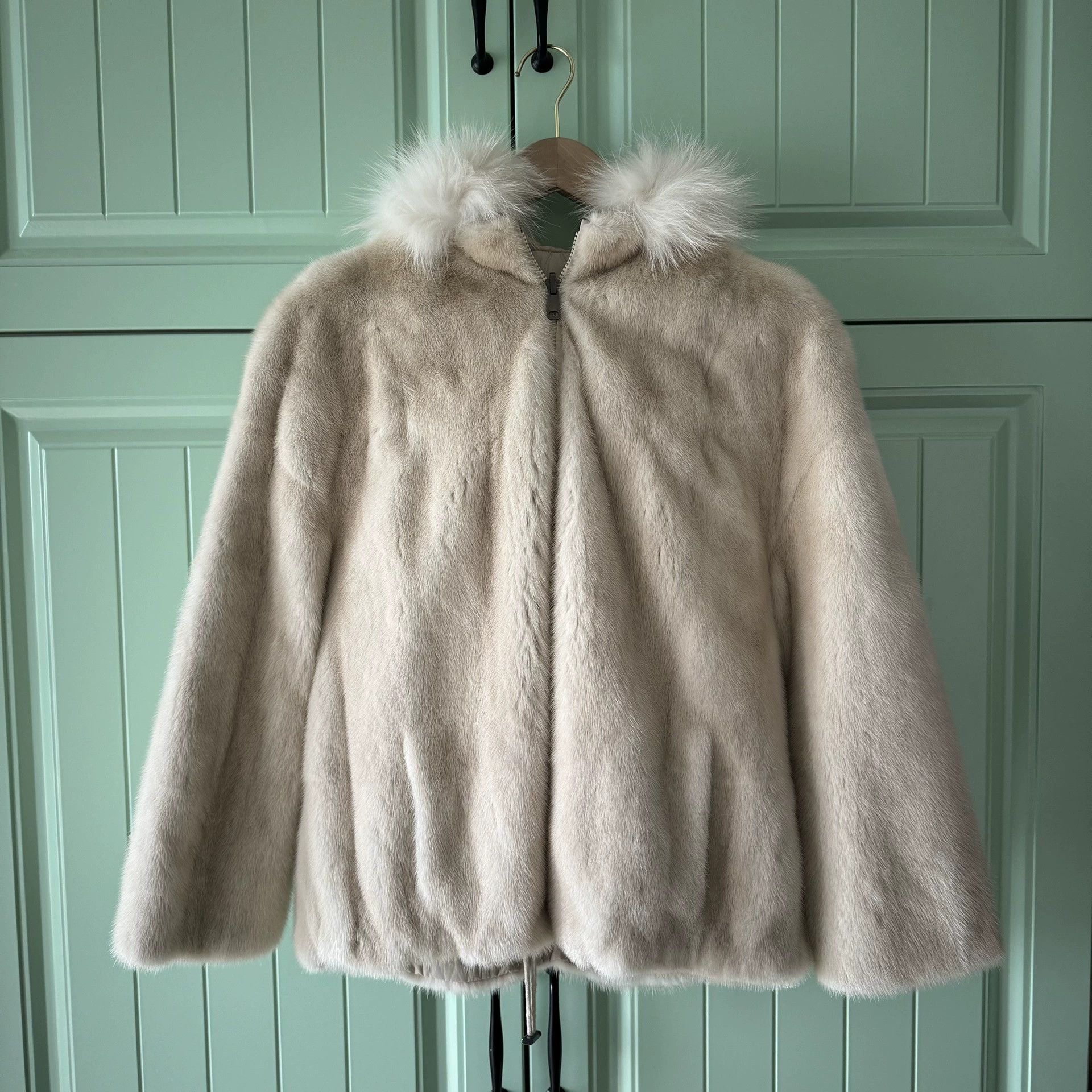 Brunello Cucinelli Brunello Cucinelli Beige Mink Coat Size US M / EU 48-50 / 2 - 1 Thumbnail