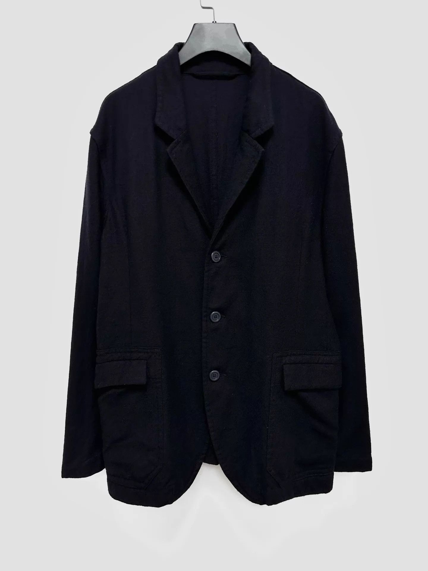 Casey Casey Black Lightweight Button-Front Jacket - Size S Size US S / EU 44-46 / 1 - 1 Thumbnail