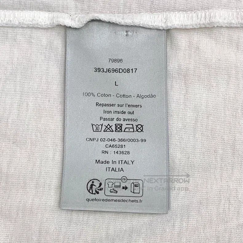 Dior Dior White graffiti letter snow mountain print cotton roun Size US L / EU 52-54 / 3 - 7 Thumbnail