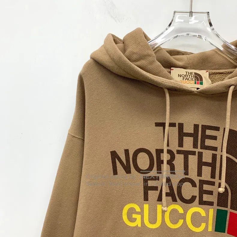 Gucci Gucci Brown logo letter printed cotton hooded drawstring l Size US XS / EU 42 / 0 - 3 Thumbnail