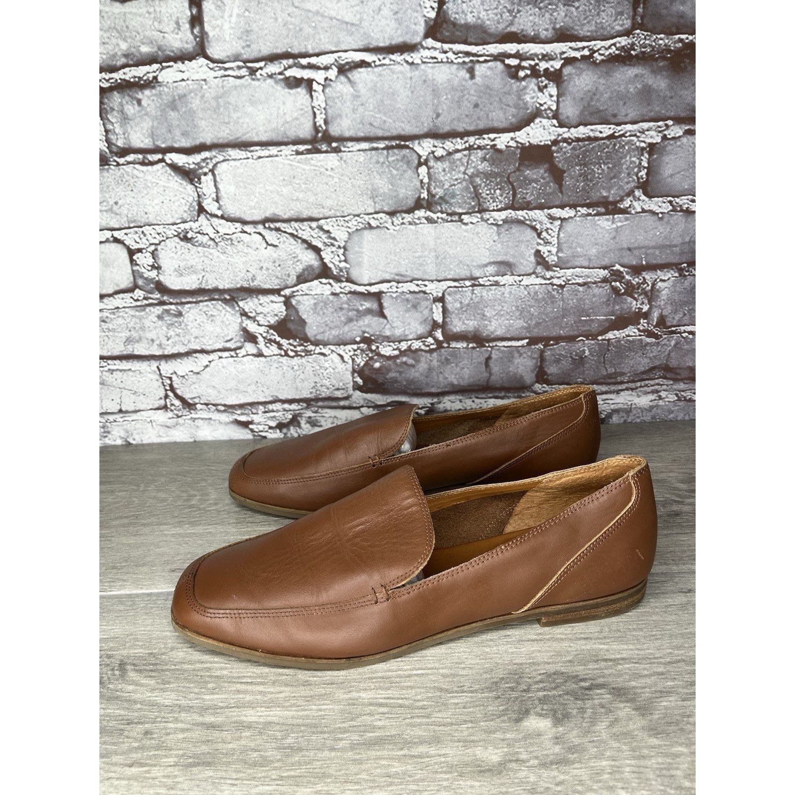 Lucky Brand Lucky Brand Canyen Loafer Brown Leather Slip On Almond Toe S Size US 10 / IT 40 - 16 Thumbnail