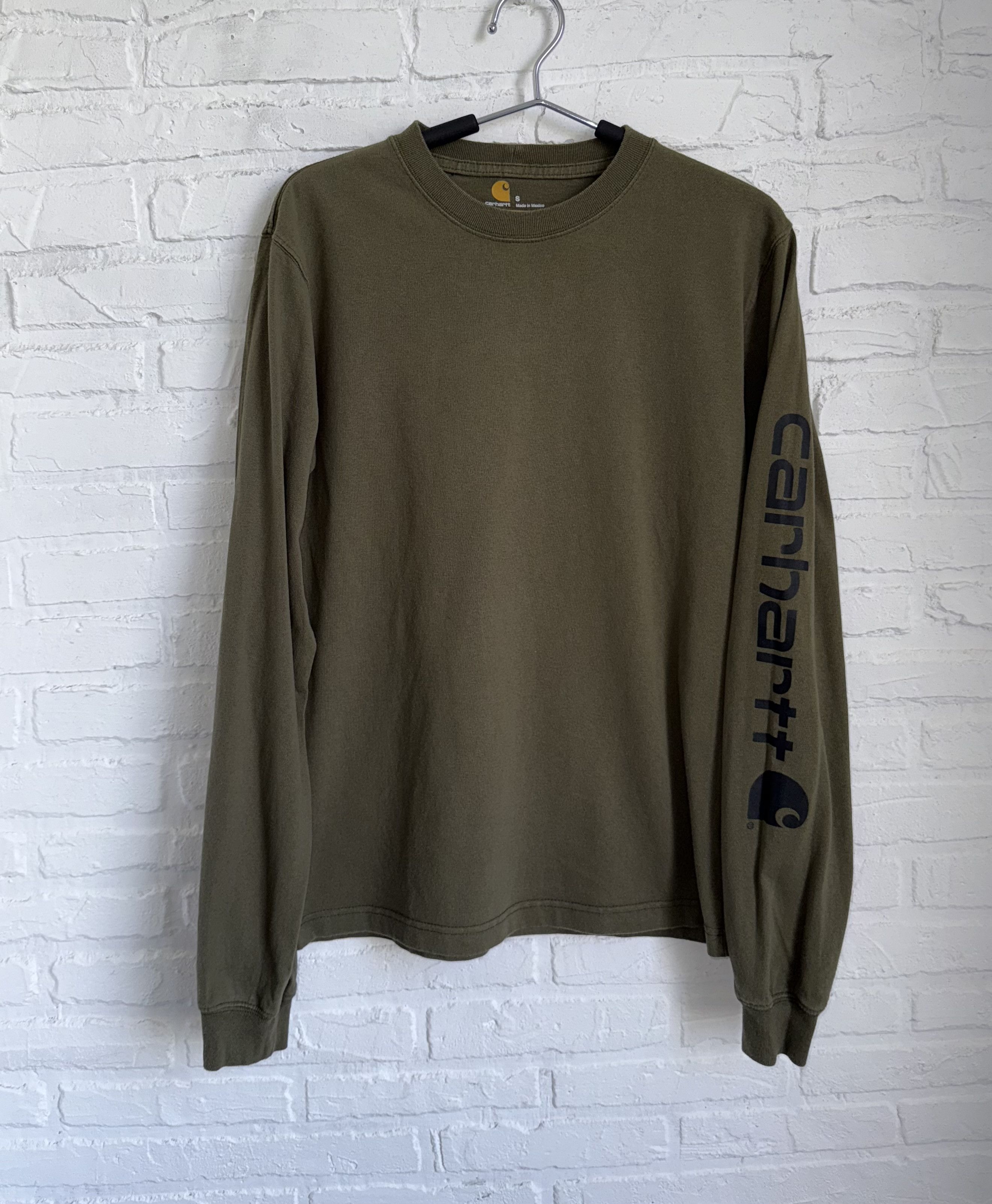Carhartt × Vintage Vintage 2000s Carhartt long sleeve Logo T-shirt Size US S / EU 44-46 / 1 - 1 Thumbnail