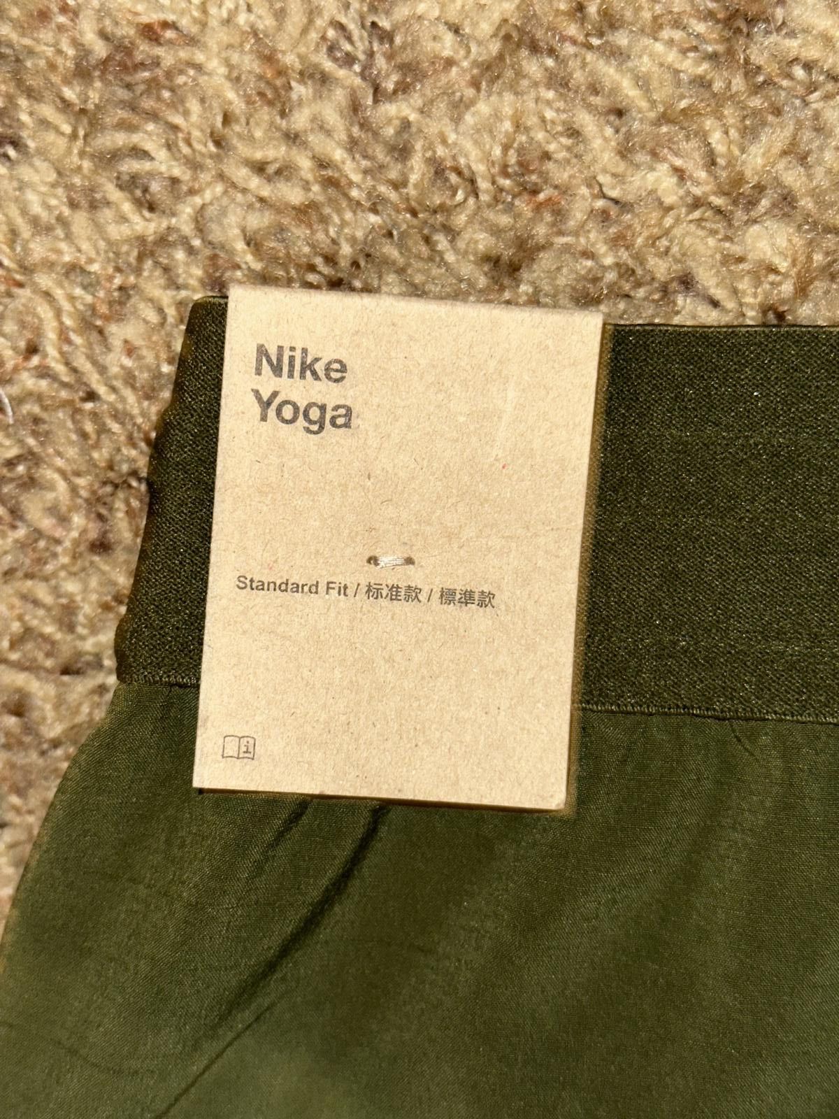 Nike Nike Mens Dri-FIT Yoga Pants Olive Move to Zero Joggers Size US 32 / EU 48 - 6 Thumbnail