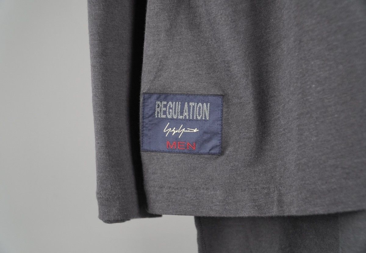 Yohji Yamamoto Yohji Yamamoto - Regulation Men - Diagonal Switch Deform Tee Size US L / EU 52-54 / 3 - 9 Thumbnail