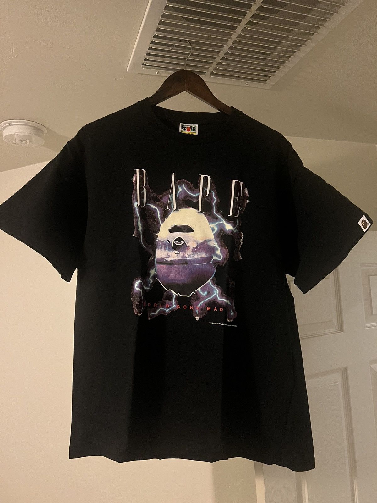 Bape Bape Lightning Tee Size US XXL / EU 58 / 5 - 13 Thumbnail