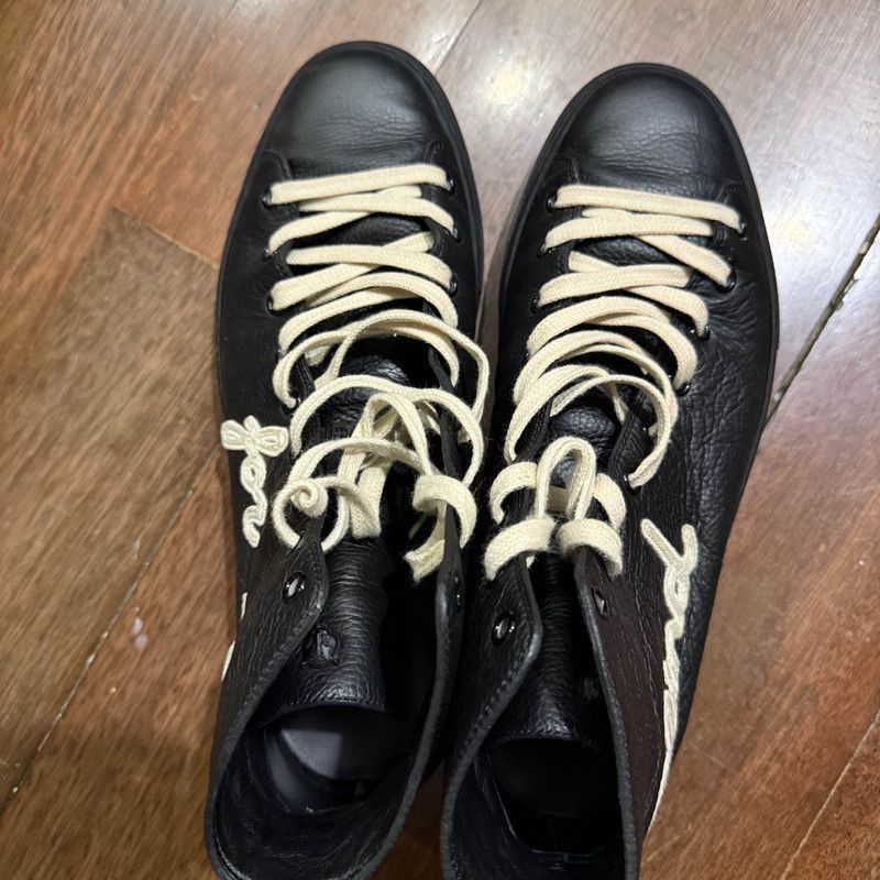 Gucci Gucci Black Patterned High-Top Sneakers Size US 8 / EU 41 - 6 Thumbnail