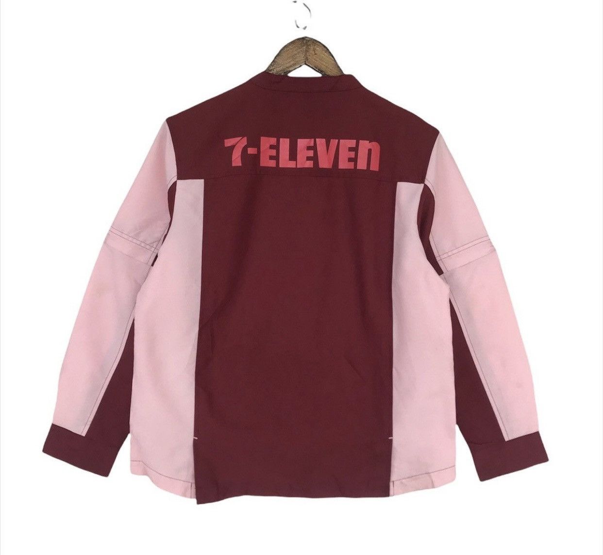 Japanese Brand Vintage 80s 7Eleven Uniform Zipper Shirt Size S / US 4 / IT 40 - 3 Thumbnail