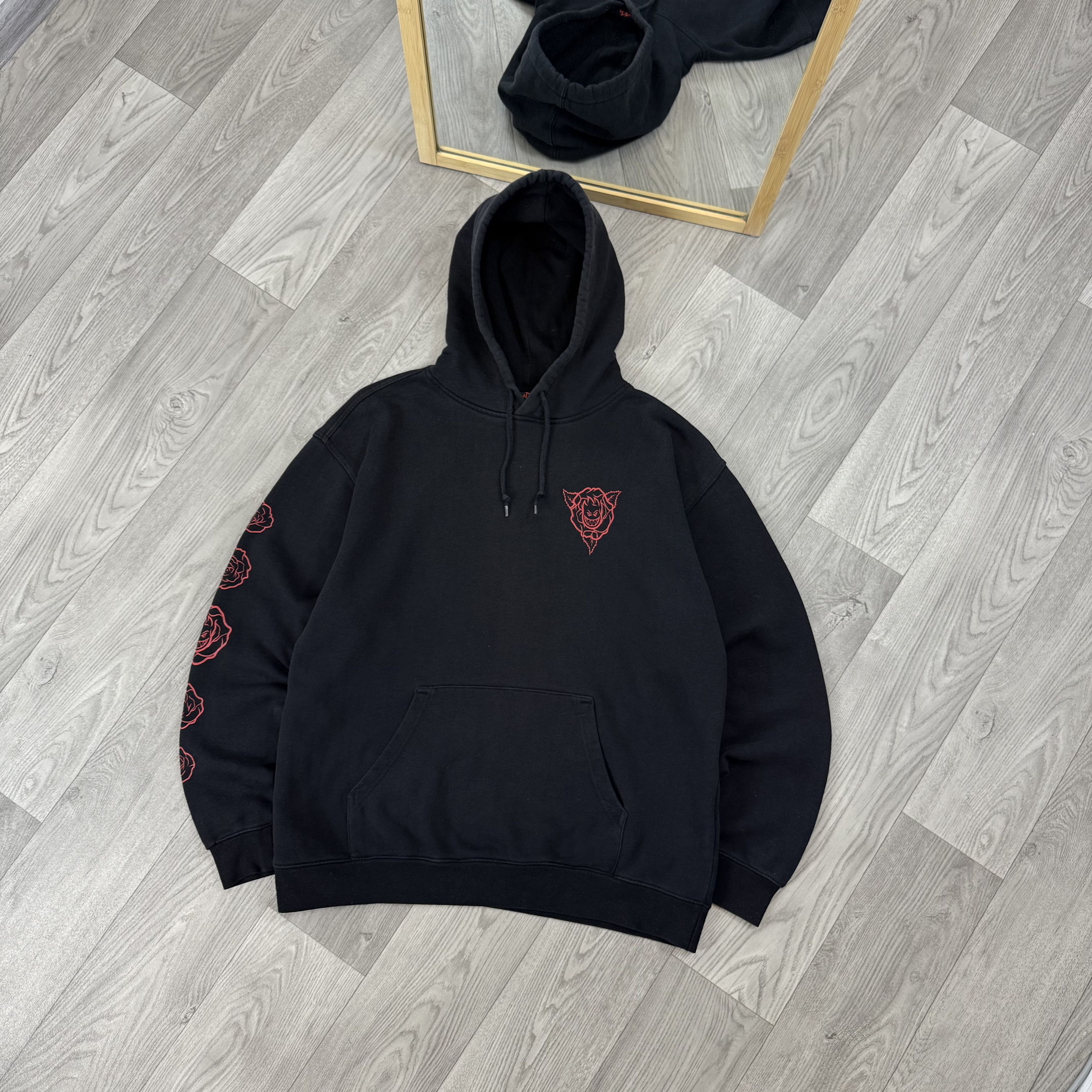 Spitfire Vintage Spitfire Rose Graphic Black Hoodie Hooded Sweat Size US L / EU 52-54 / 3 - 2 Thumbnail