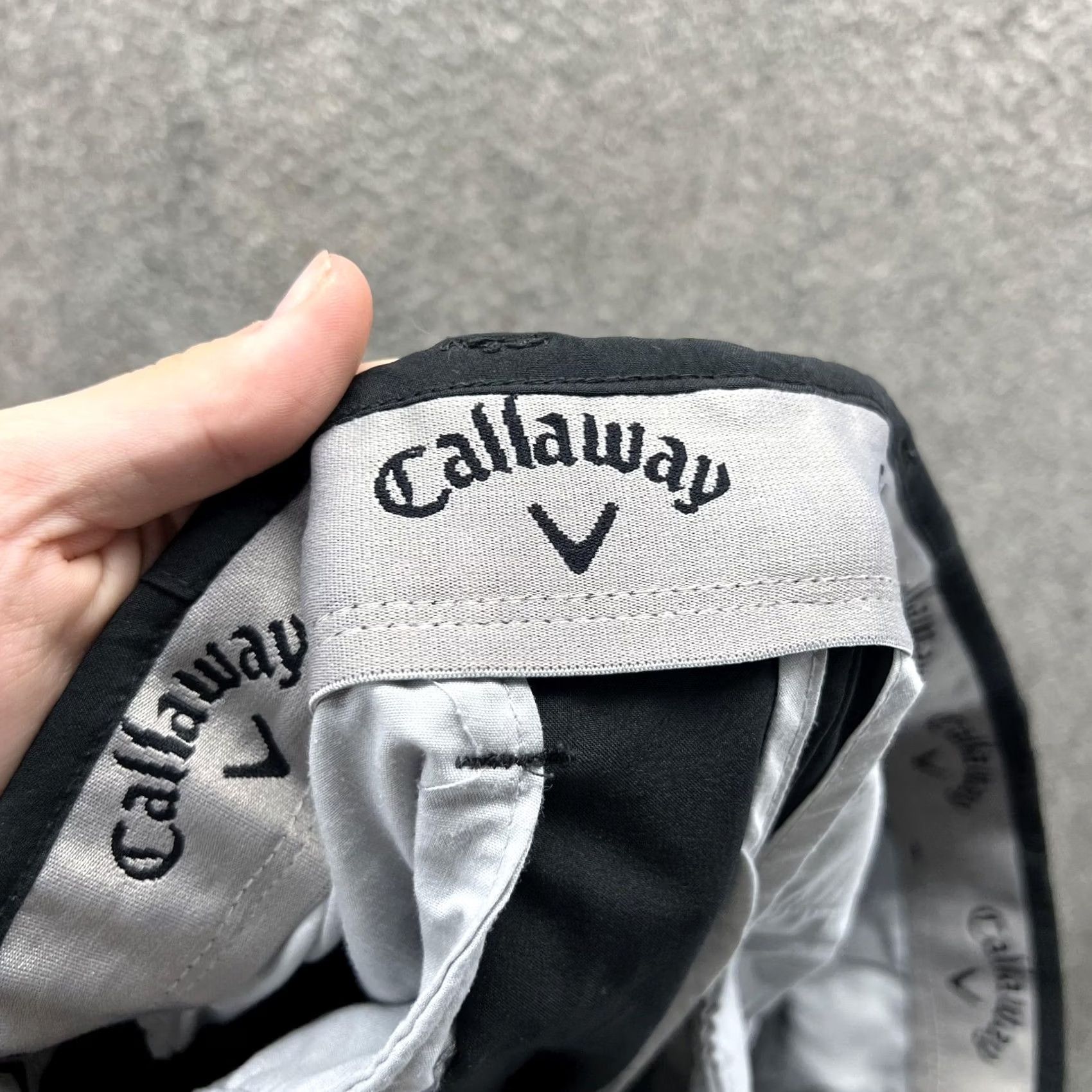Callaway Callaway Shorts Mens 36 Black Chino Golf Performance Stretch Zip Pocket 9 Inch Size US 36 / EU 52 - 7 Thumbnail