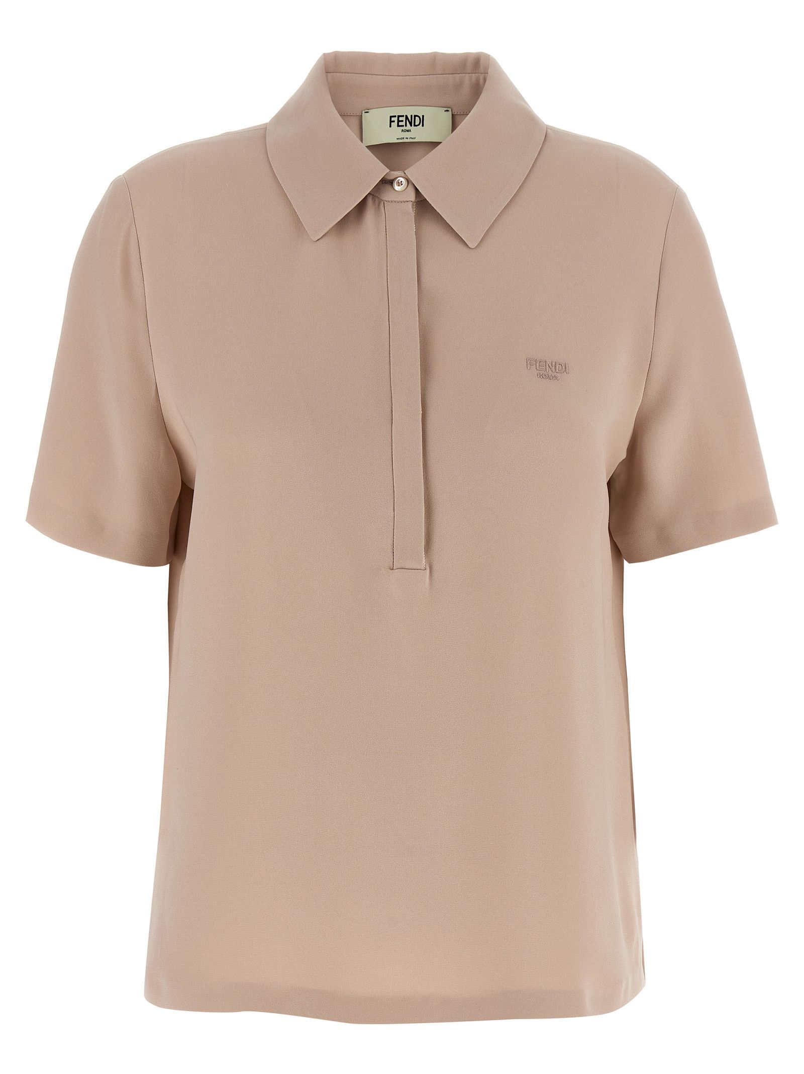 Fendi Silk polo shirt Size XS / US 0-2 / IT 36-38 - 1 Thumbnail
