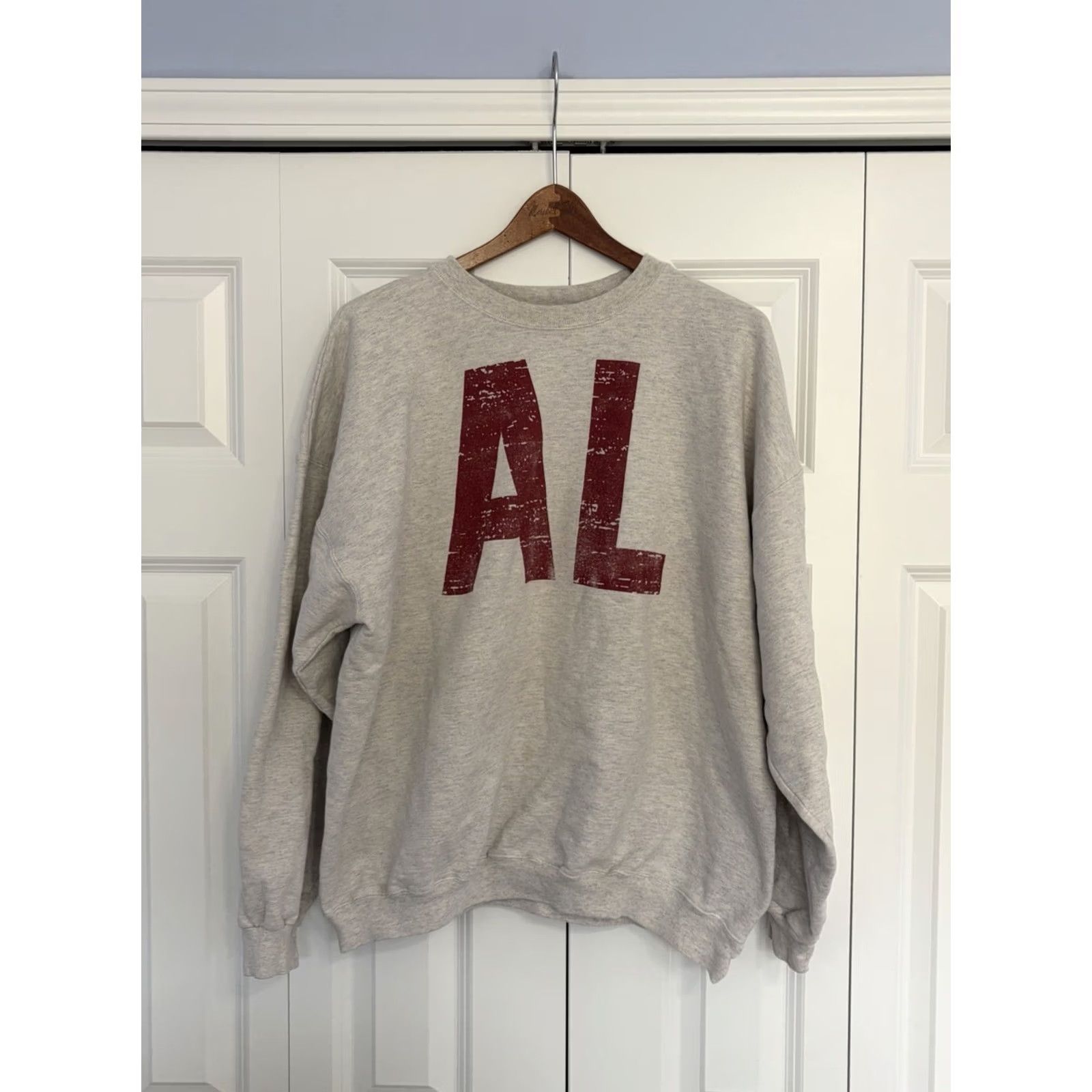 Hanes VINTAGE Hanes Alabama Sweatshirt Crewneck XL Pullover Size XL Gray Logo 90s Retro Collegiate Men's Sweatshirt Size US XL / EU 56 / 4 - 2 Thumbnail