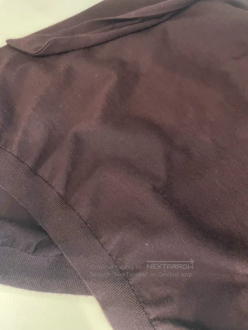 Brunello Cucinelli Brunello Cucinelli Burgundy Beaded Cashmere Sweater Size M / US 6-8 / IT 42-44 - 3 Thumbnail
