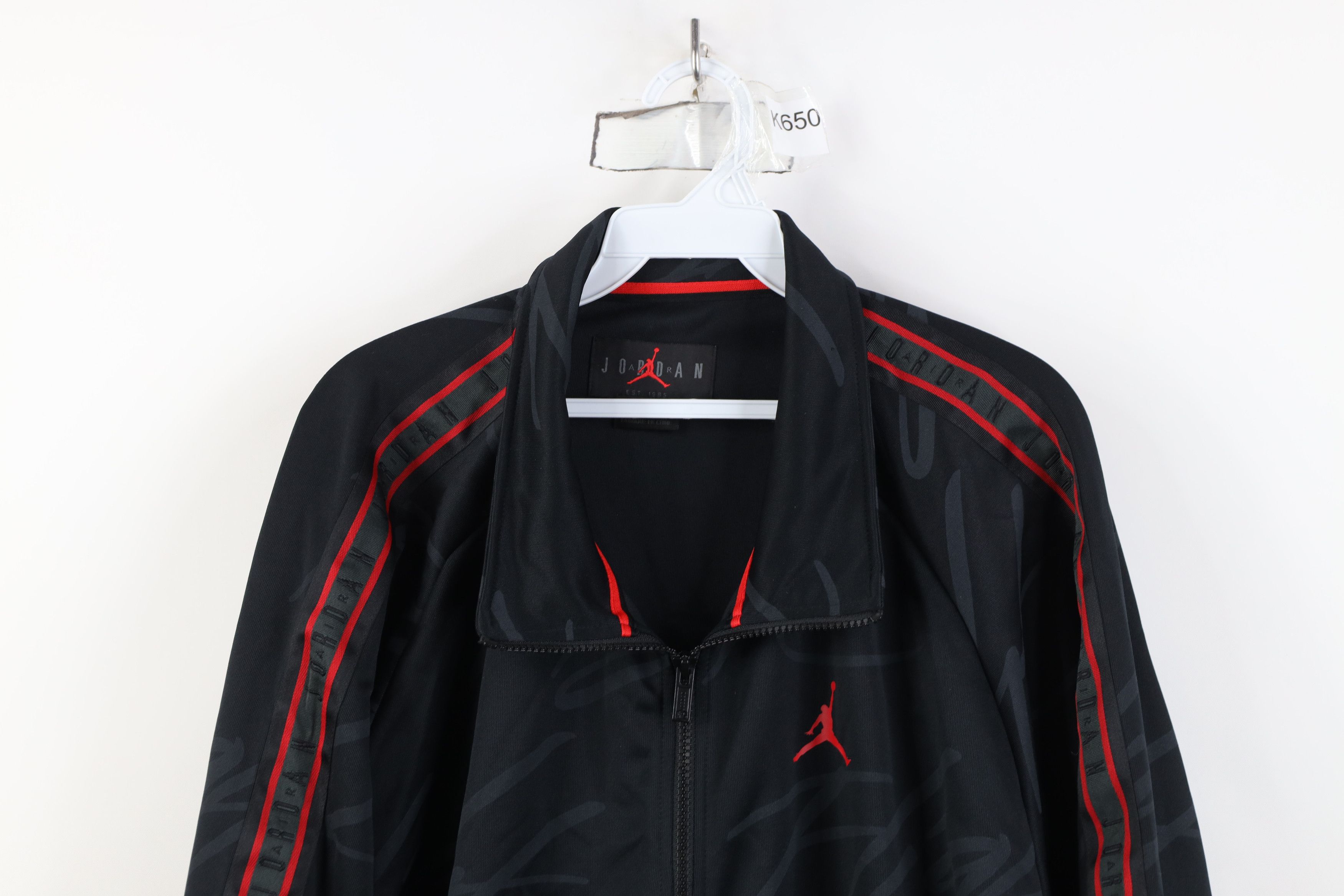Nike Nike Air Jordan Tricot Flight Jumpman Full Zip Track Jacket Size US XL / EU 56 / 4 - 2 Thumbnail