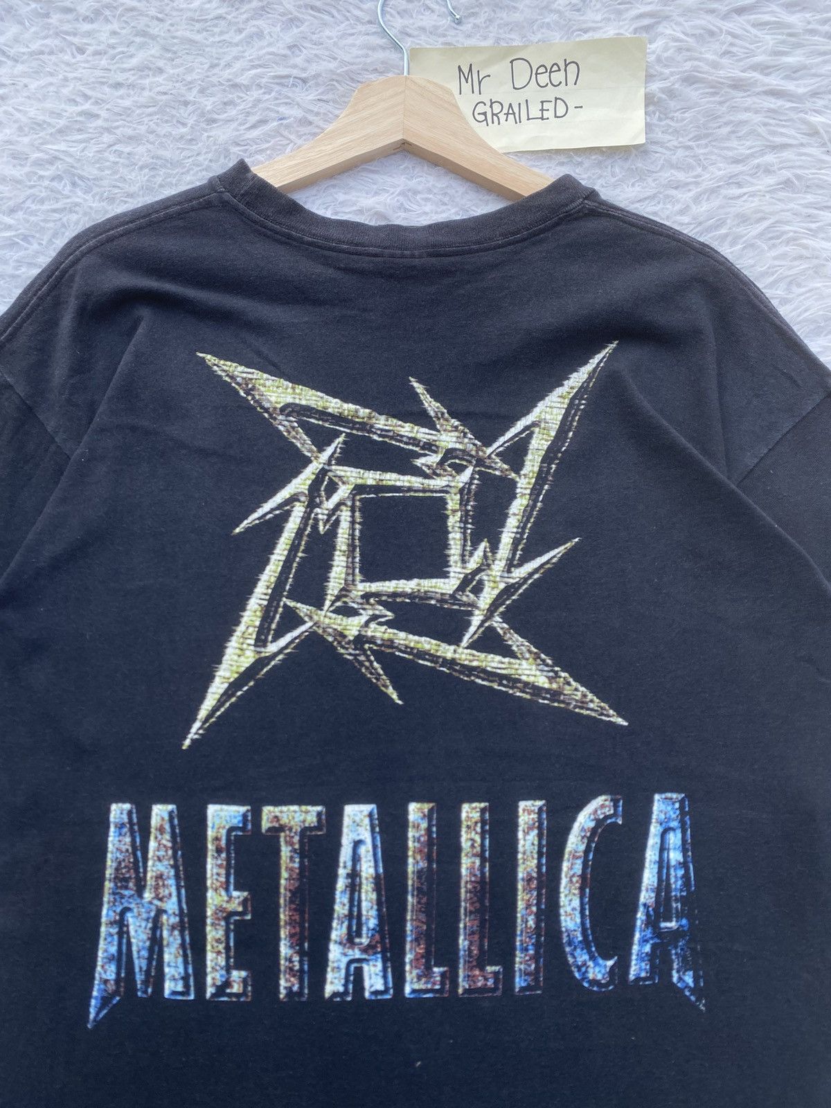 Metallica Vintage 90s Tour Metallica Giant Tag Band T Shirt Size US L / EU 52-54 / 3 - 8 Thumbnail