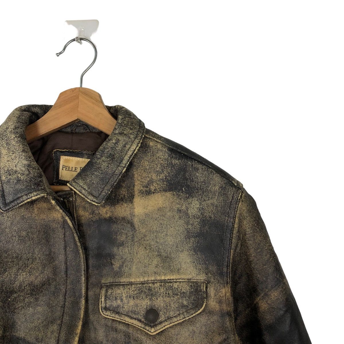 Japanese Brand VINTAGE BOMBER LEATHER JACKET PELLE DONNA ISSEY MIYAKE Size US M / EU 48-50 / 2 - 5 Thumbnail