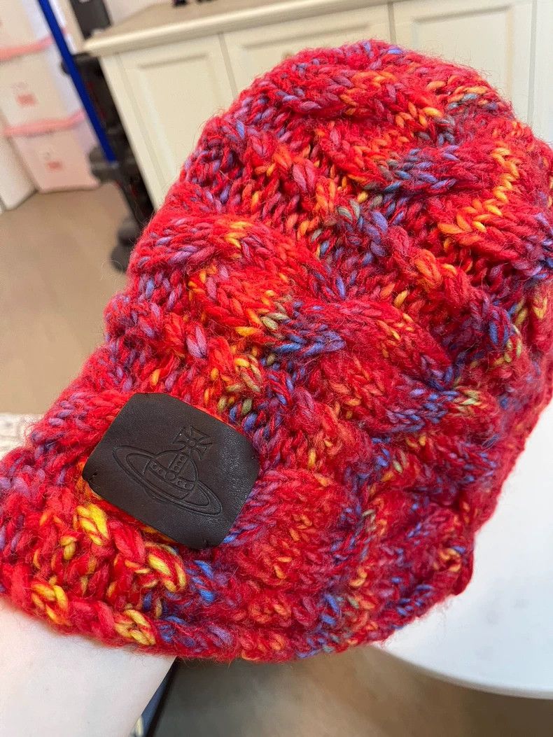 Vivienne Westwood Vivienne Westwood Saturn Leather Cap Knitted cap Size ONE SIZE - 1 Thumbnail