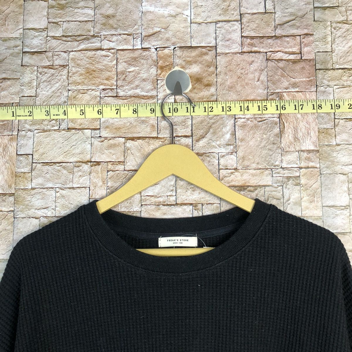 Japanese Brand Freak Store Black Sweatshirt knitwear #A421 Size L / US 10 / IT 46 - 4 Thumbnail