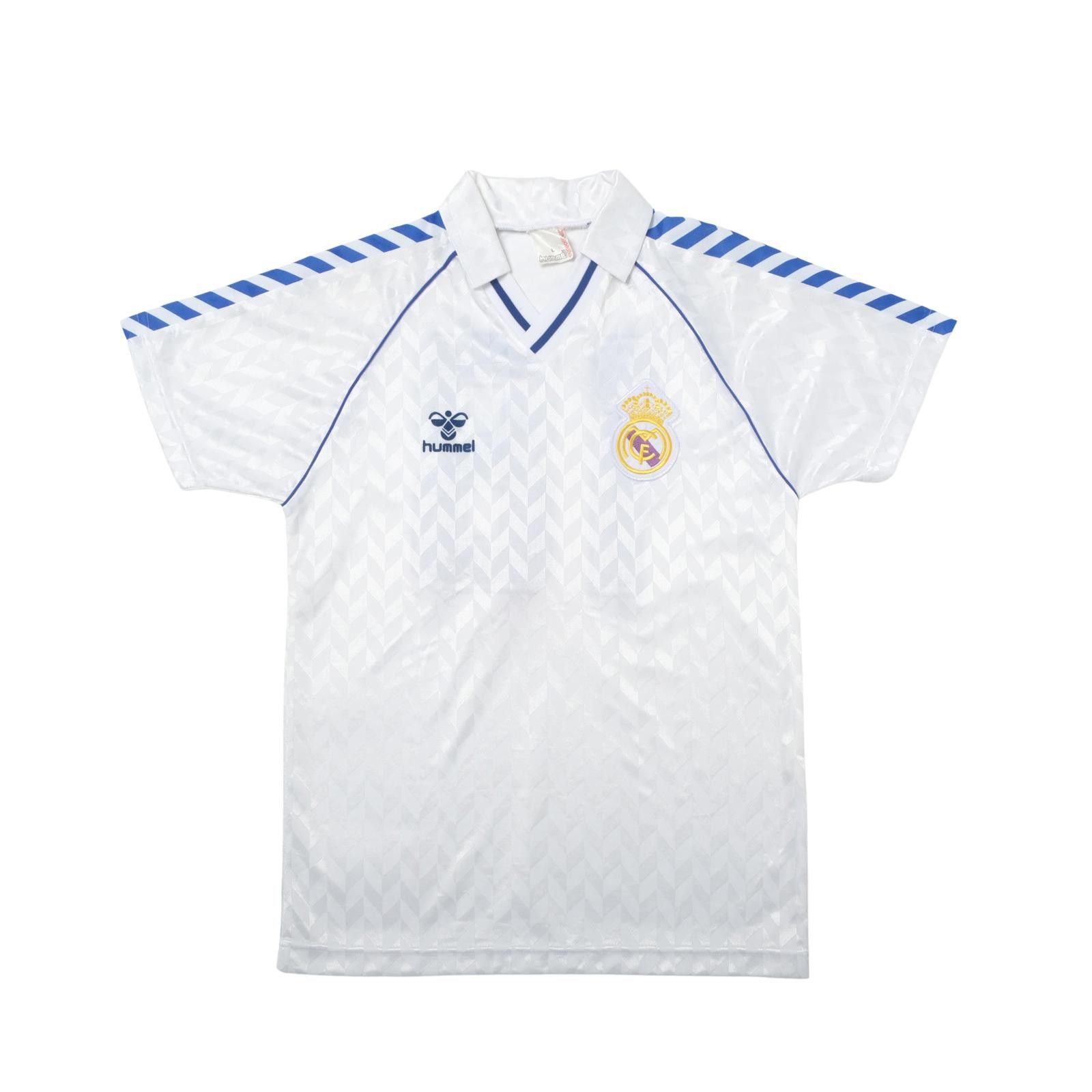 Hummel 1986/88 Real Madrid Home Shirt (M) Size US M / EU 48-50 / 2 - 1 Thumbnail