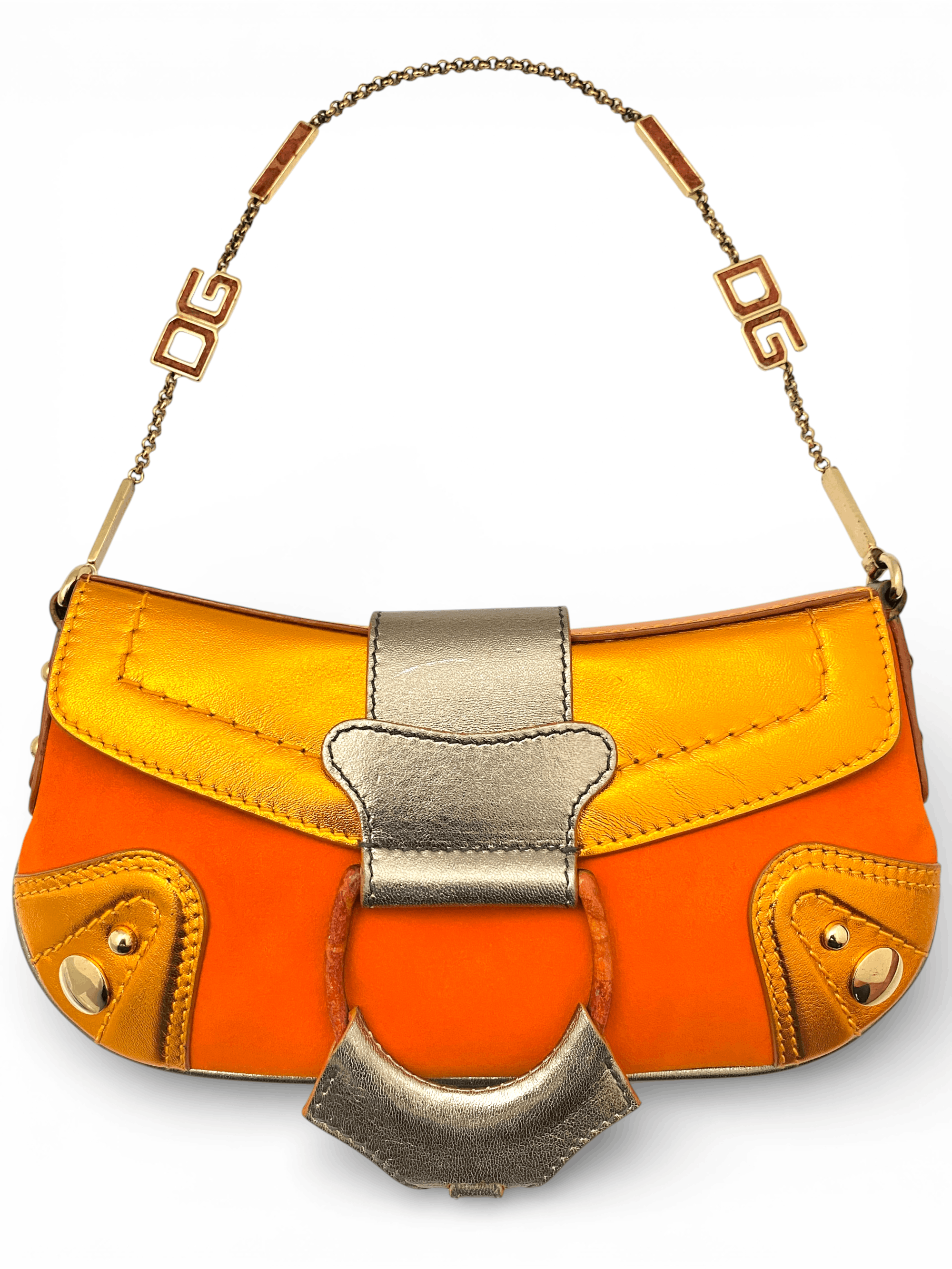 Dolce & Gabbana Dolce & Gabbana DG D-Ring Baguette Chain Shoulder Hand Bag Size ONE SIZE - 2 Thumbnail