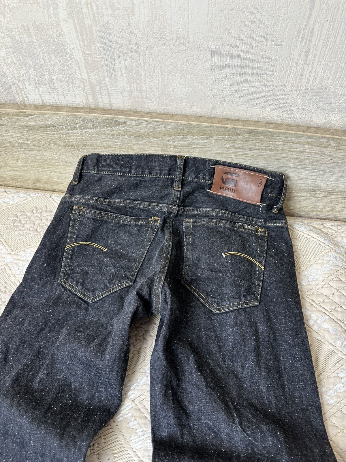 G-Star 🔥 G Star Raw 3301 Denim Pants Jeans Trousers Black Vintage Size US 32 / EU 48 - 2 Thumbnail