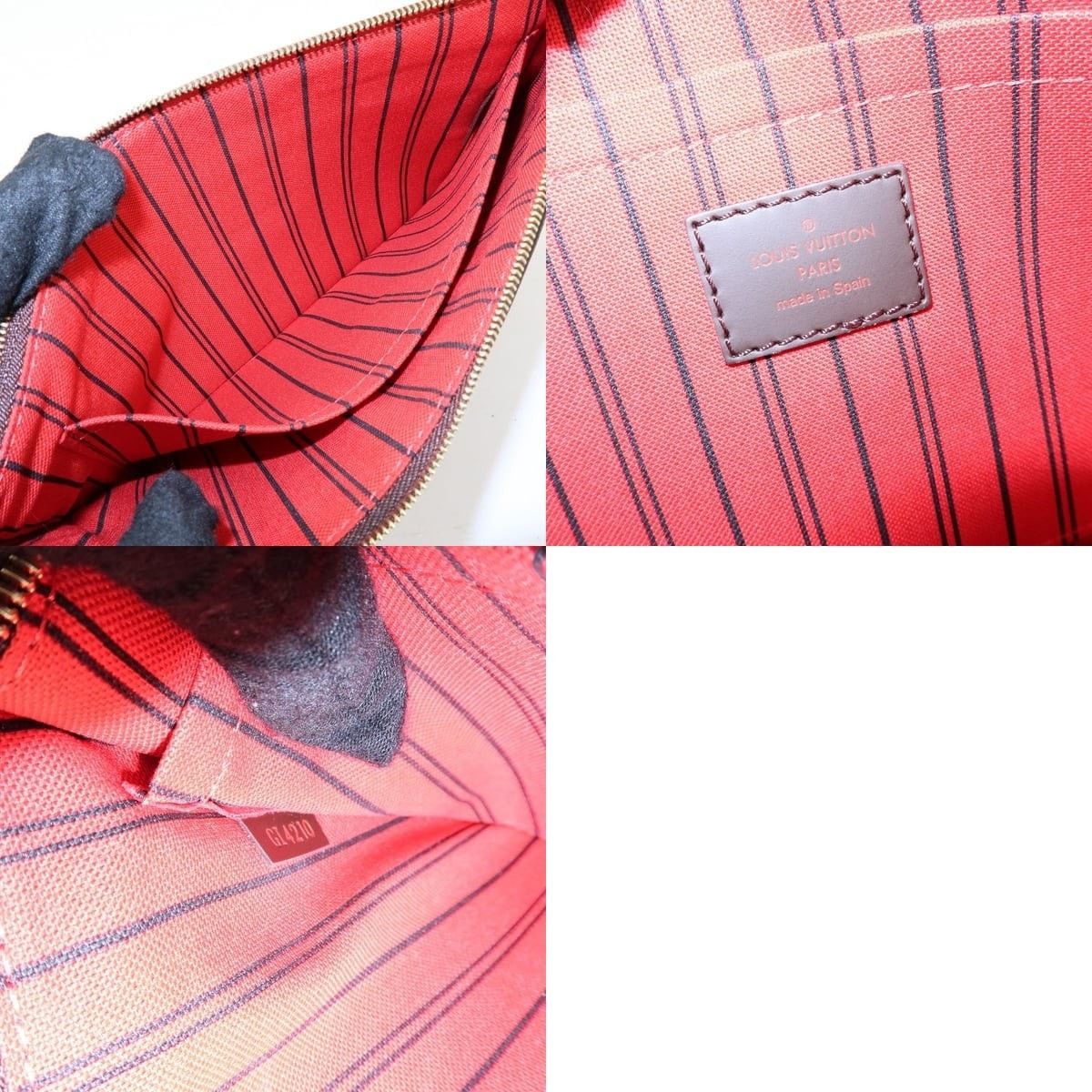Louis Vuitton Louis Vuitton Damier Ebene Neverfull MM Pochette Size ONE SIZE - 6 Thumbnail